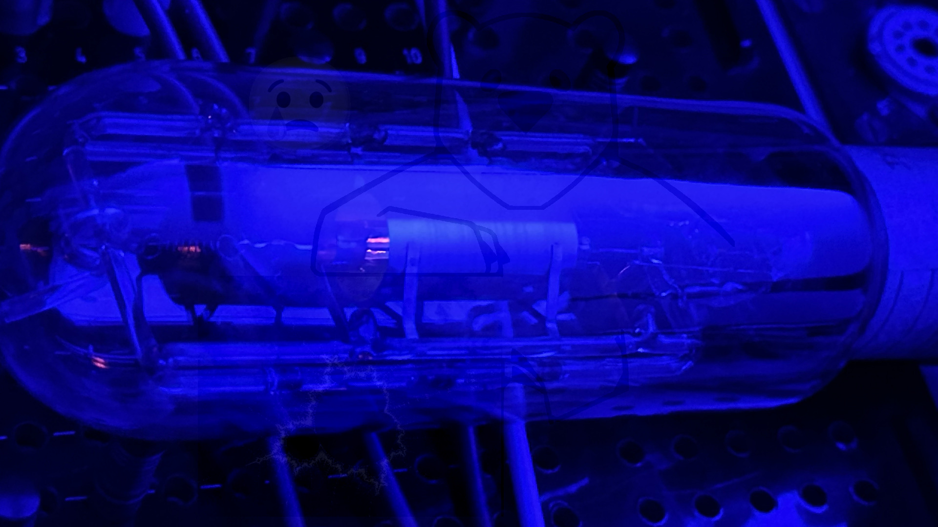 Röhre OCB #4729 In Betrieb Bild 1