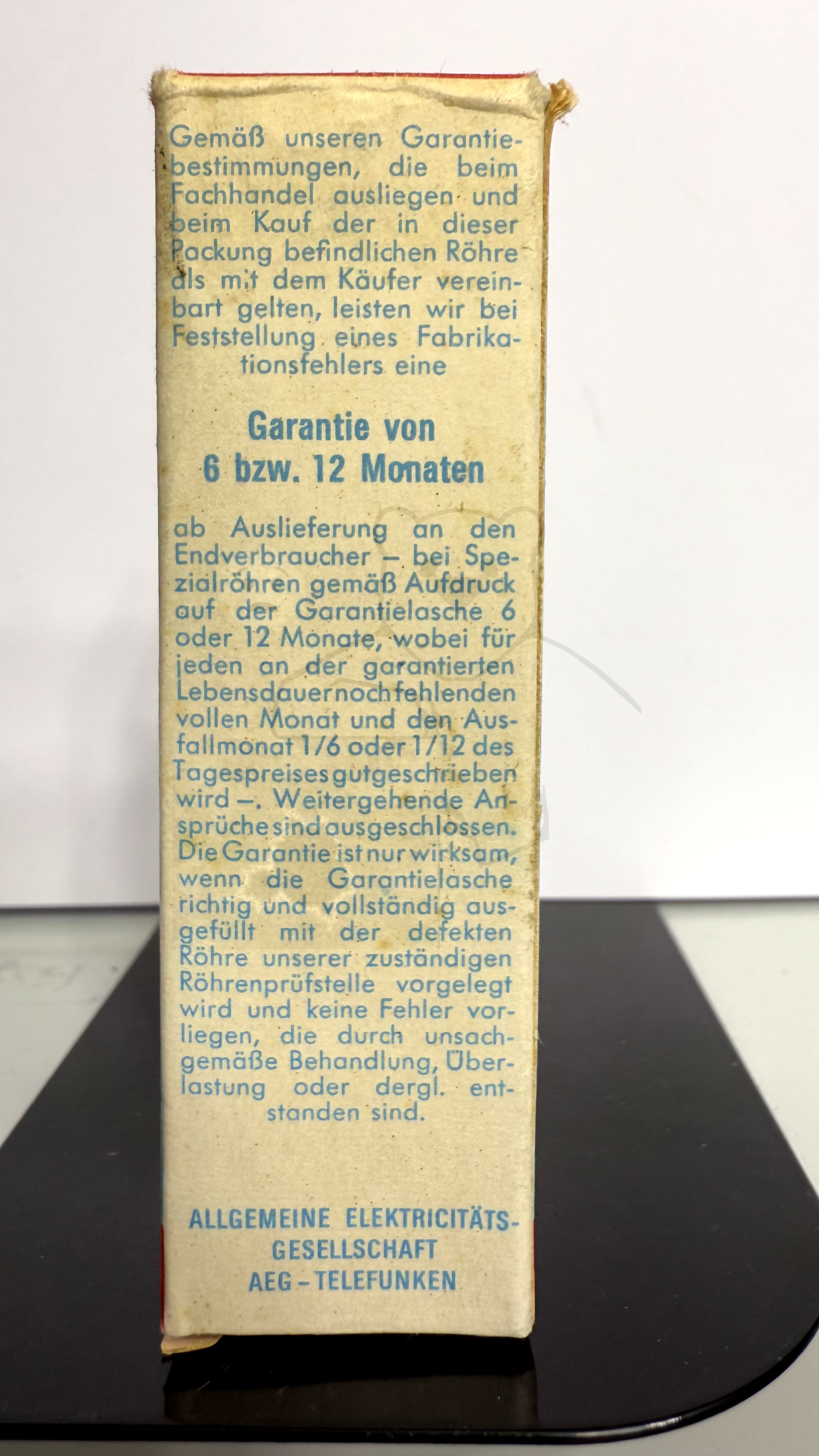 Röhre PF86 #8487 Verpackung Bild 3