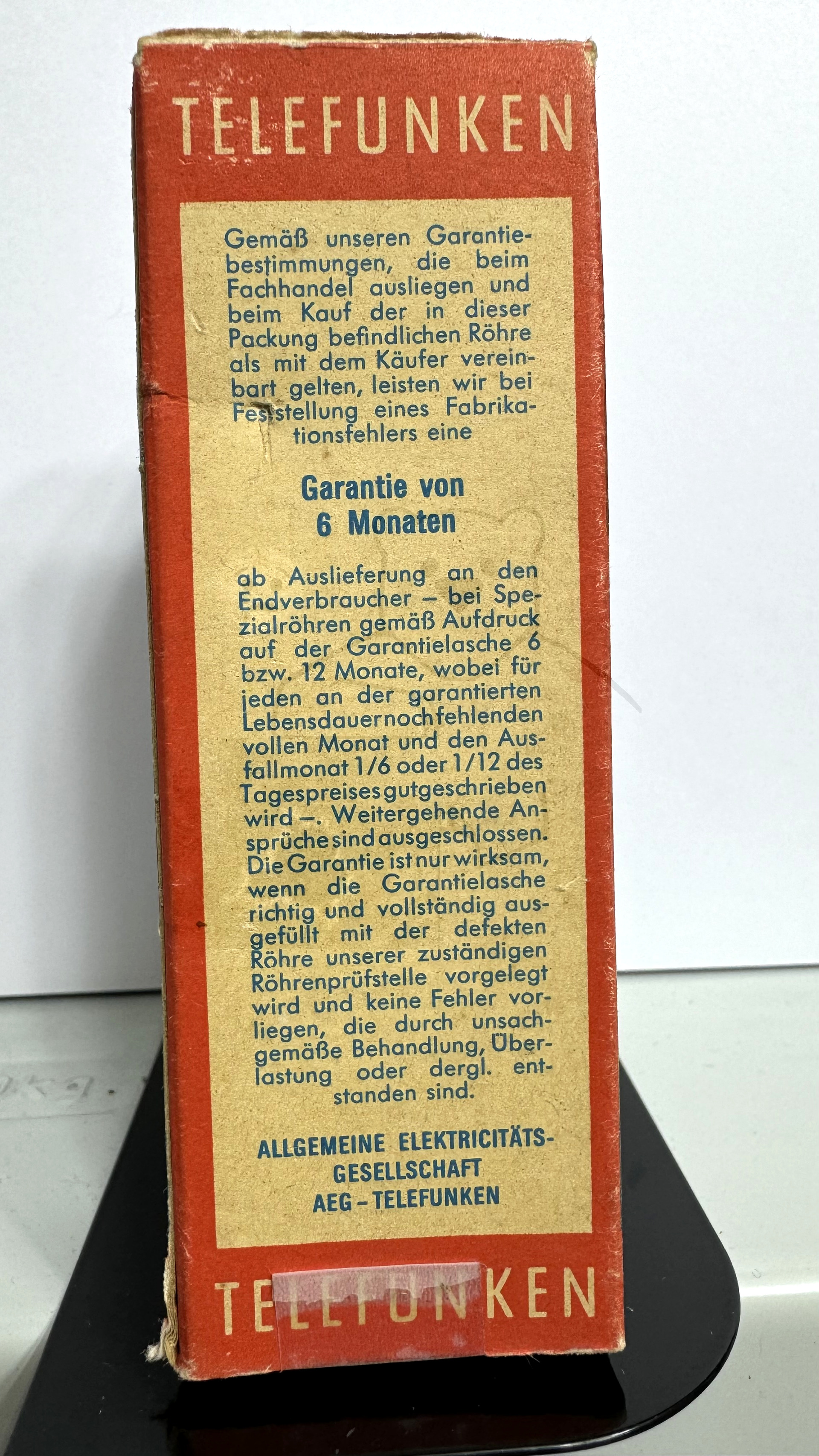 Röhre PL36 #3299 Verpackung Bild 3