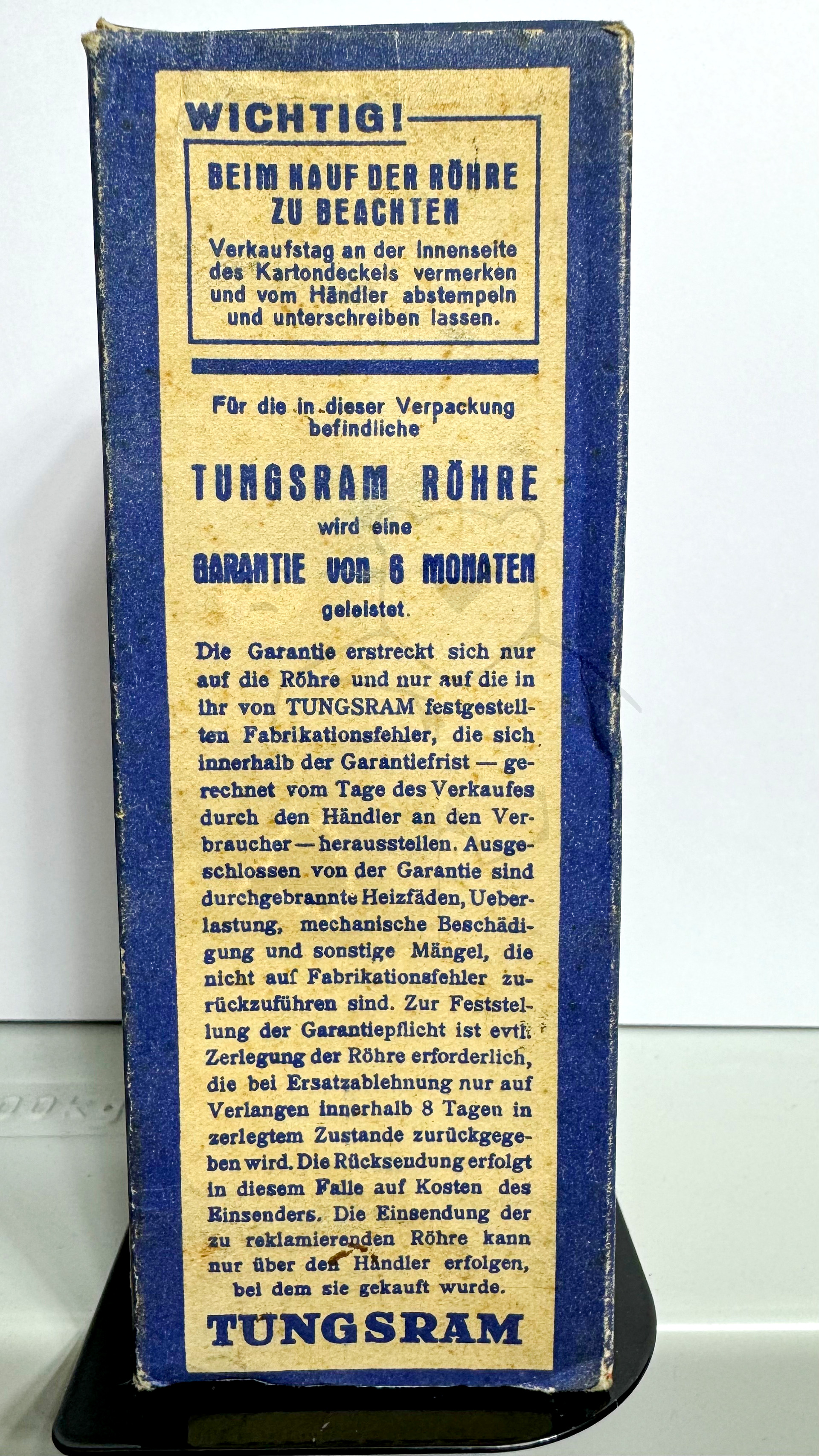 Röhre PP4101 #6662 Verpackung Bild 3