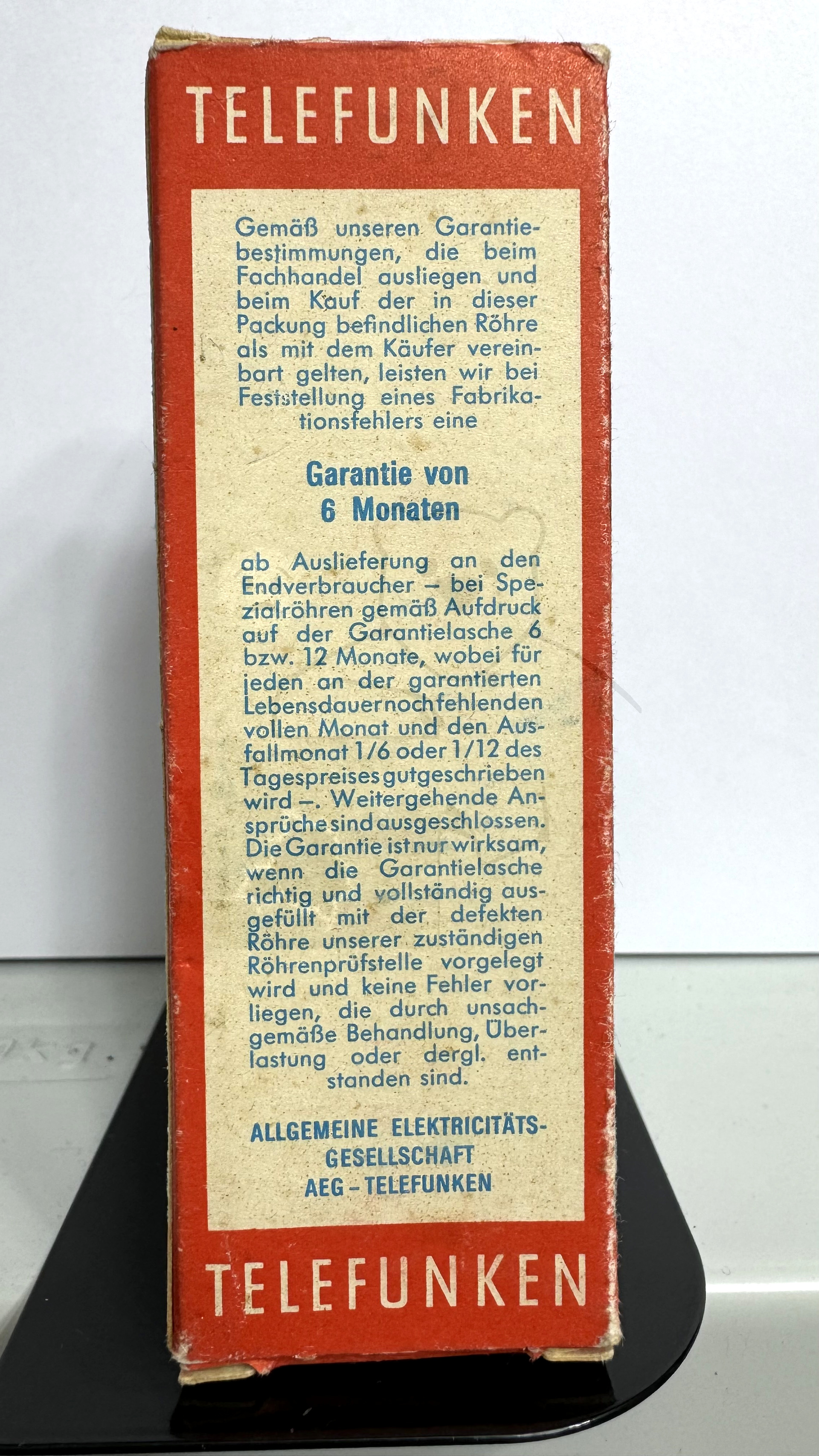 Röhre PY500A #3300 Verpackung Bild 3