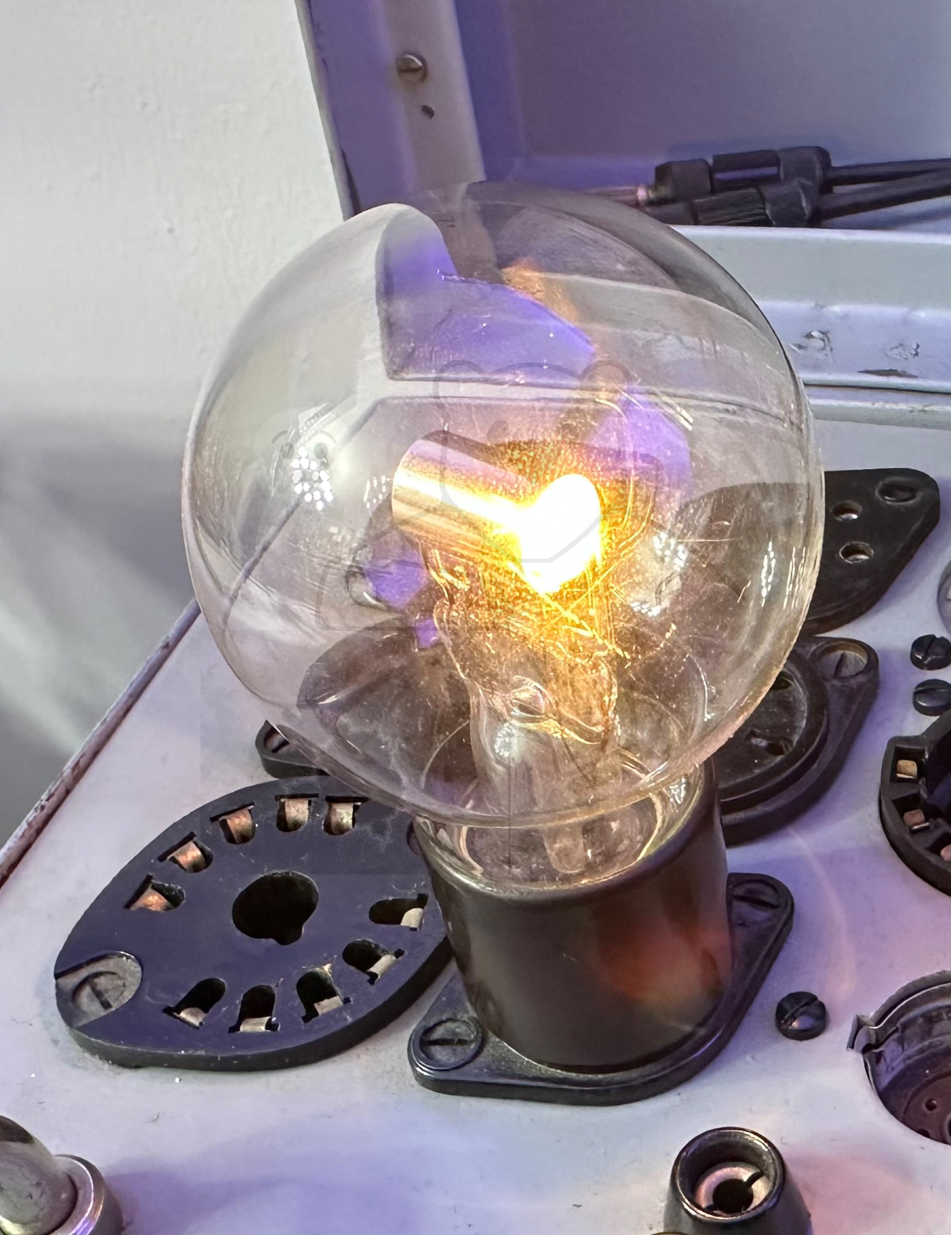 Röhre Philips E #6462 In Betrieb Bild 1