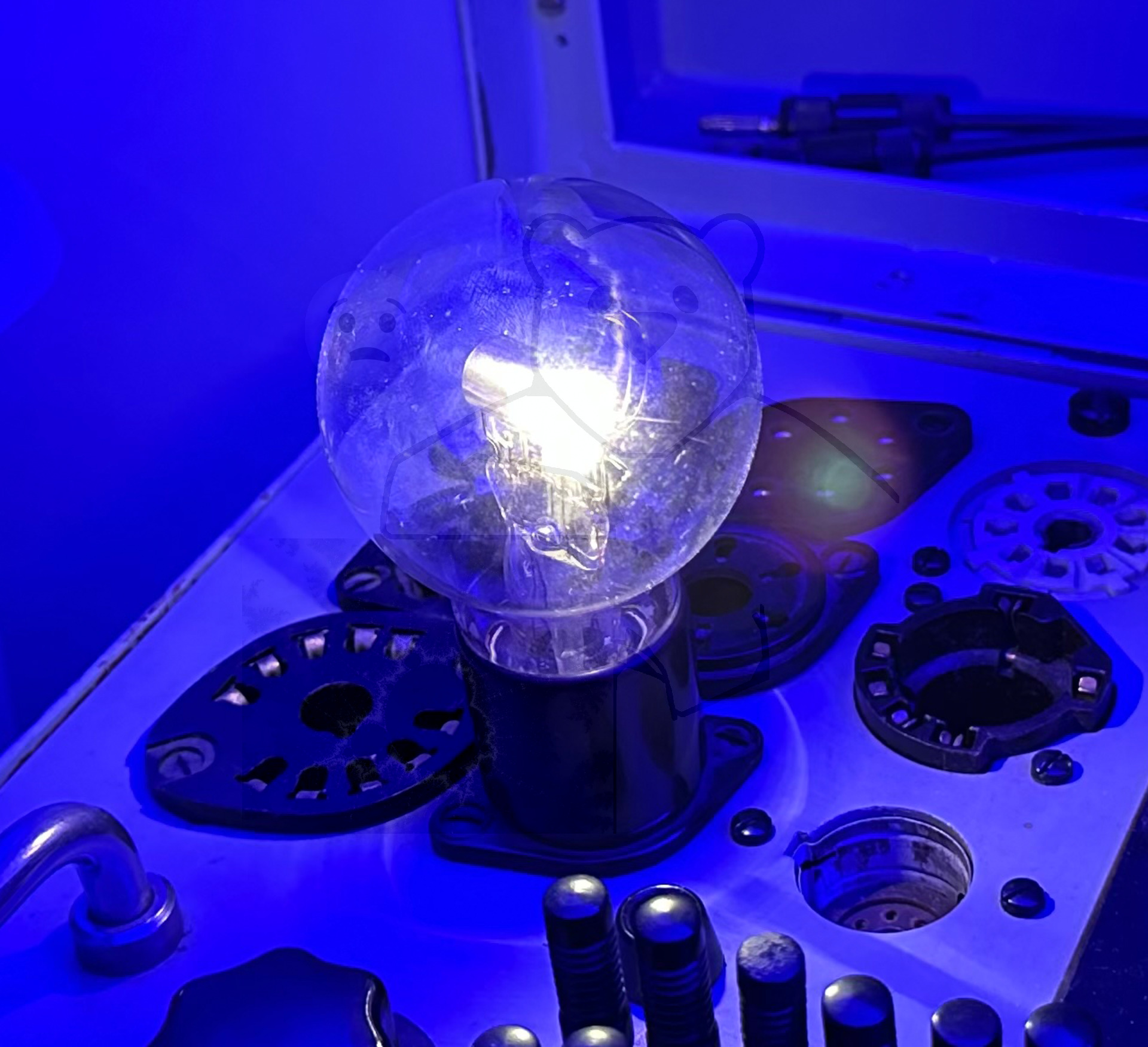 Röhre Philips E #6462 In Betrieb Bild 2