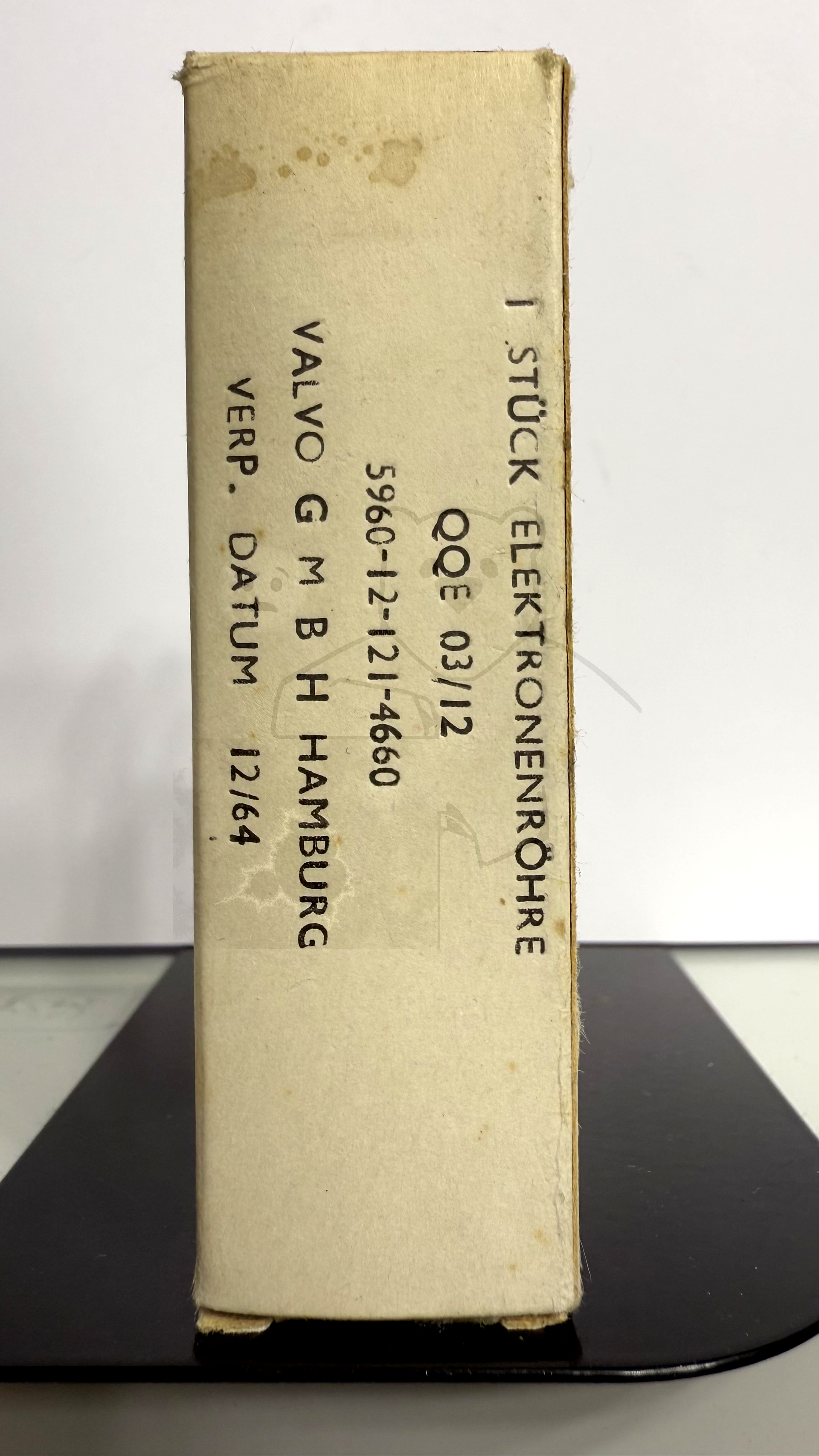 Röhre QQE03-12 #7962 Verpackung Bild 1