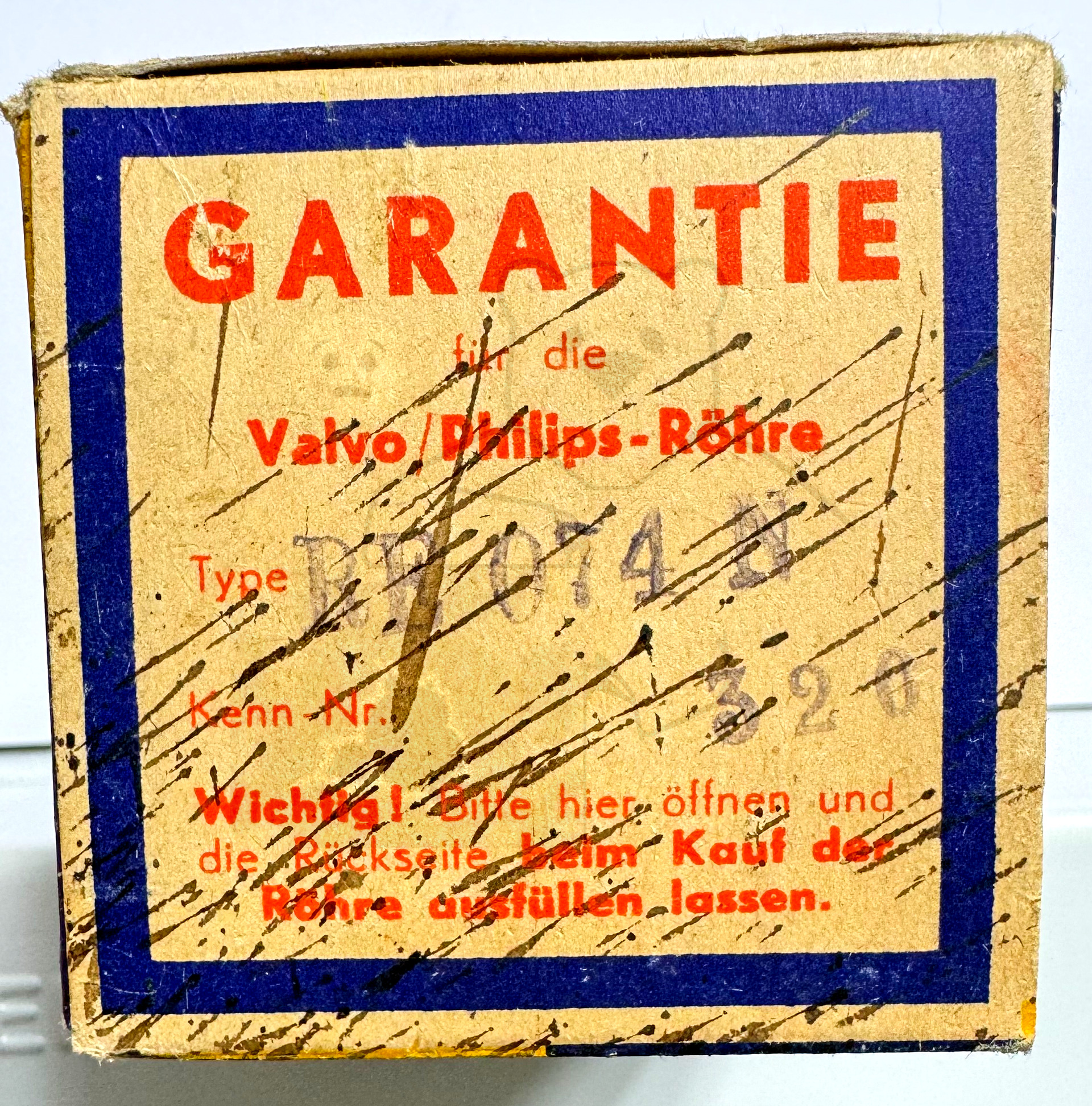 Röhre RE074n #6376 Verpackung Bild 5