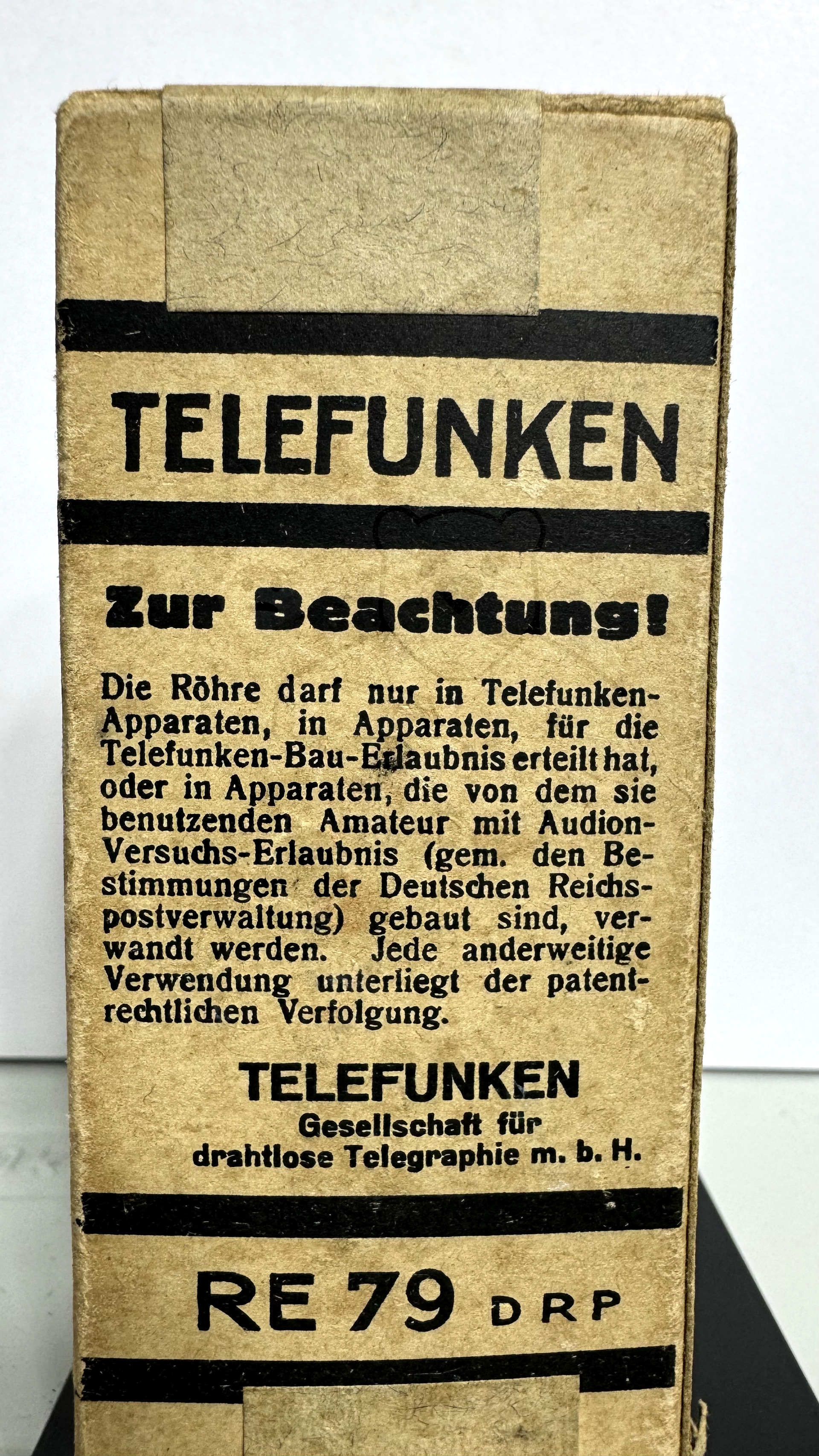 Röhre RE79 #8143 Verpackung Bild 2