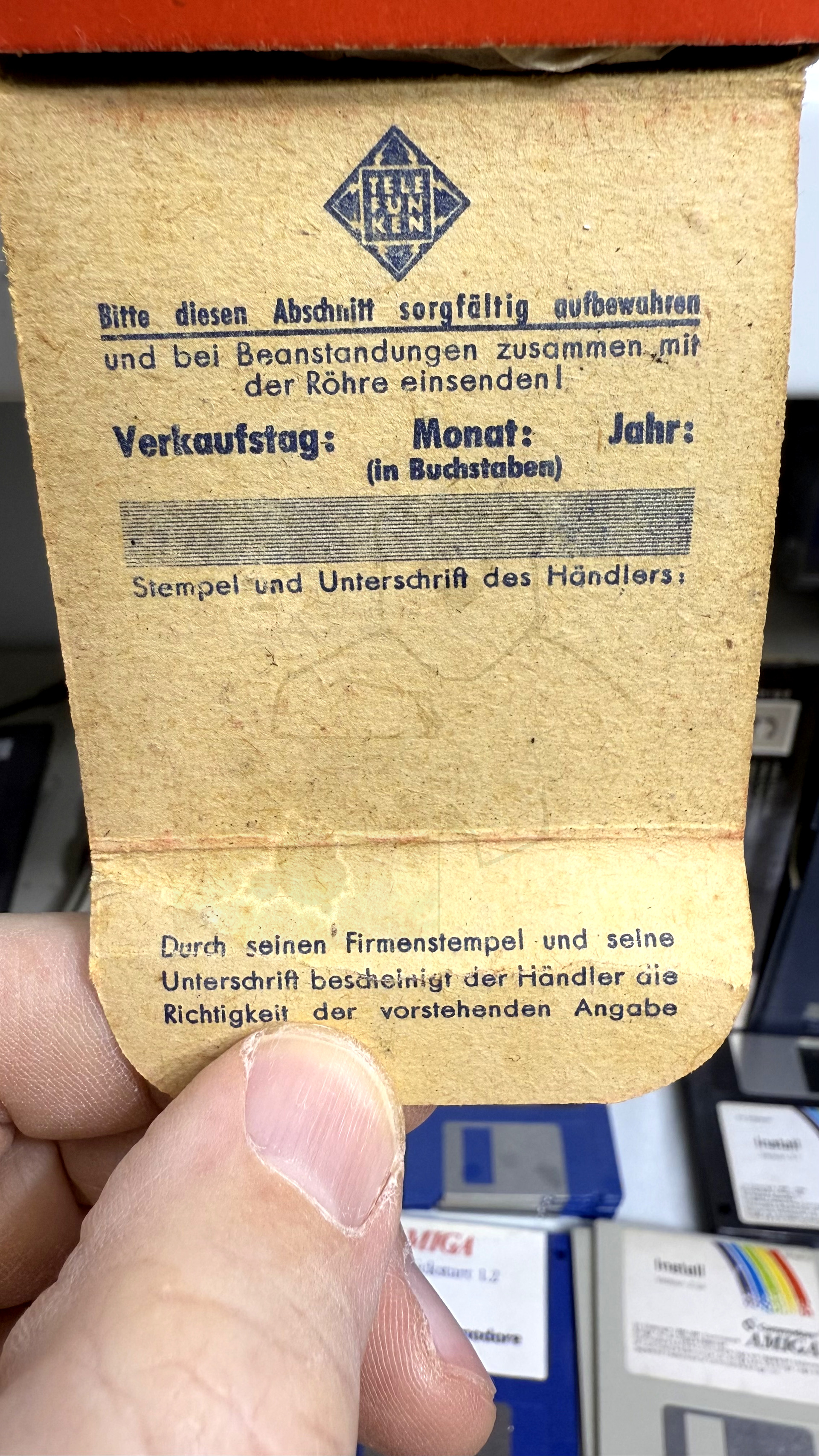 Röhre REN1826 #8013 Verpackung Bild 2