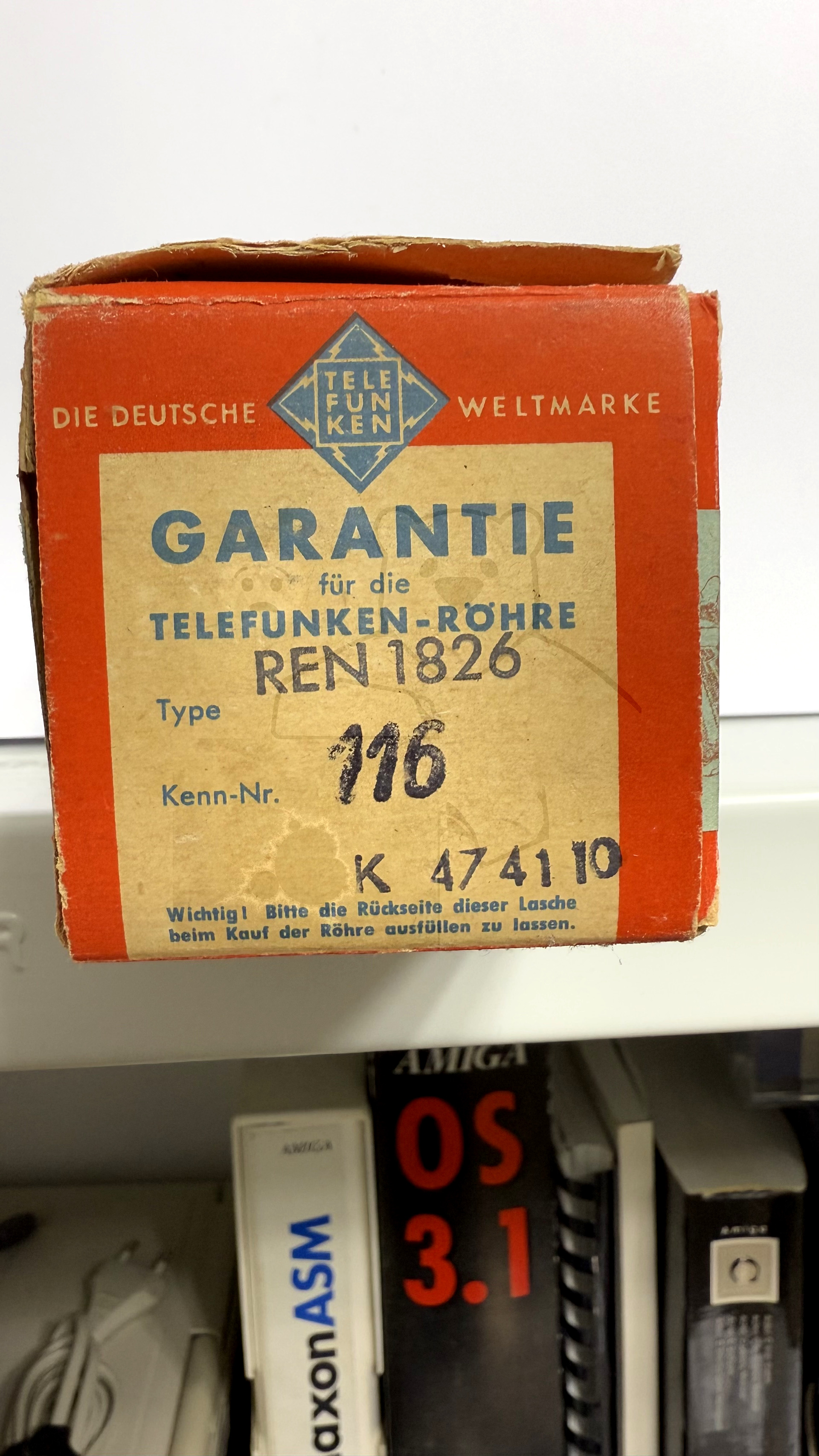 Röhre REN1826 #8013 Verpackung Bild 3