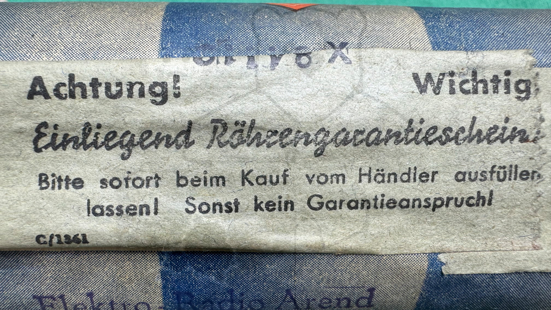 Röhre REN904 #6379 Verpackung Bild 7