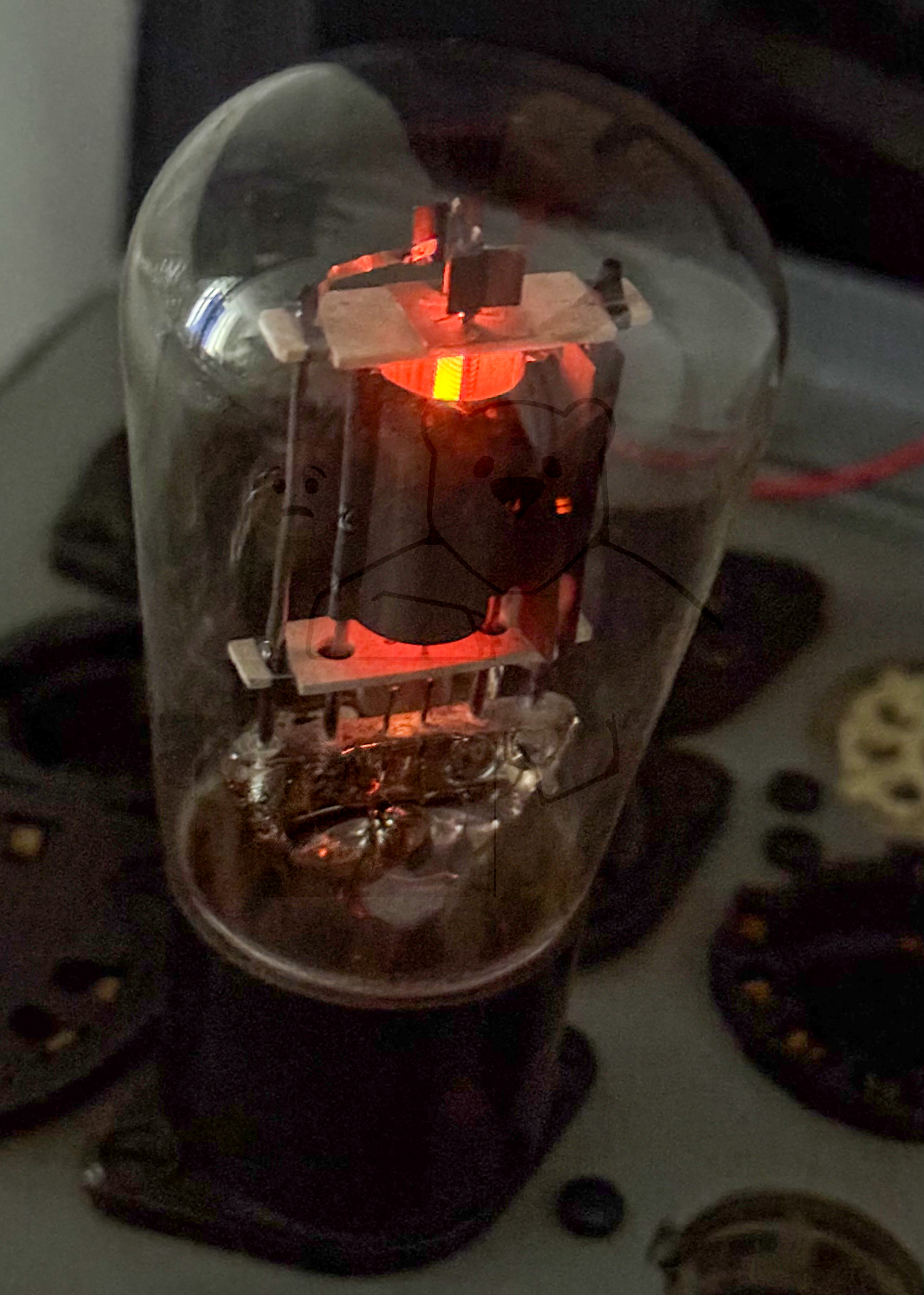 Röhre REN904 Spez F #3766 In Betrieb Bild 2