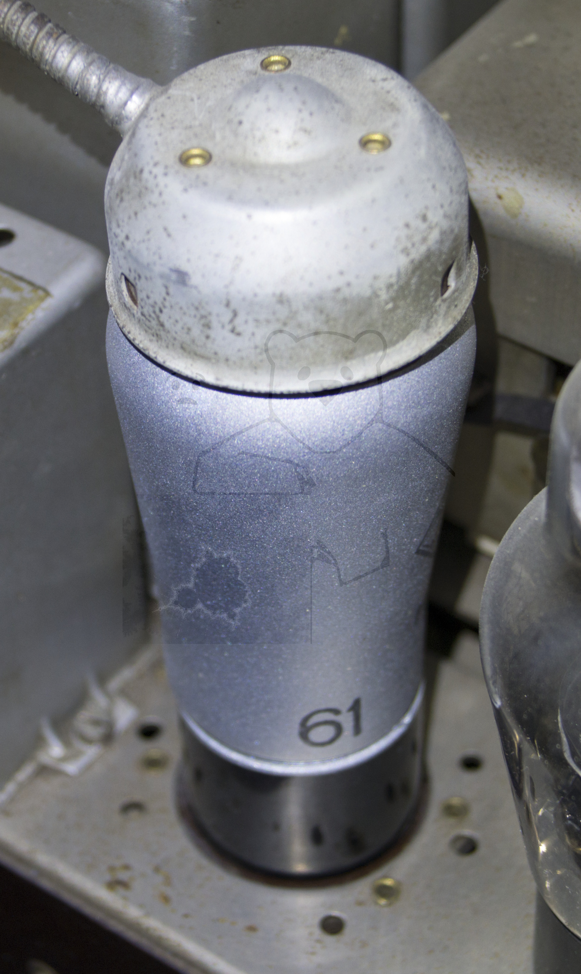 Röhre REN924 #6349 Bild 1, Verbaut in einem restaurierten 'Siemens 48 WLK'