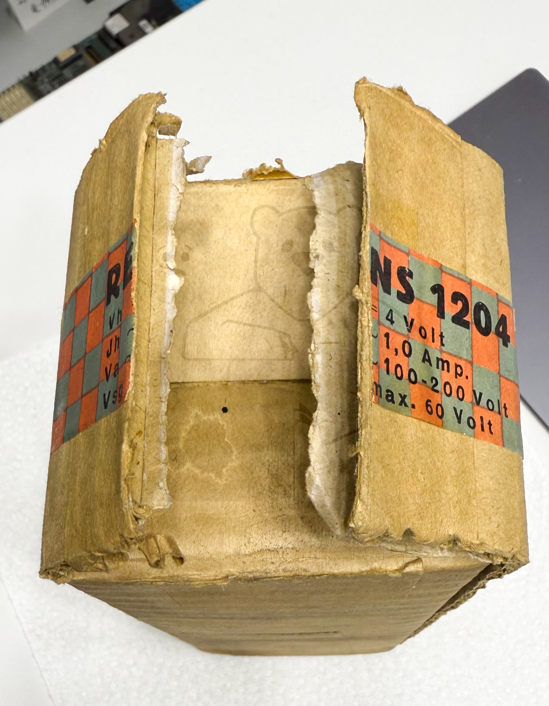 Röhre RENS1204 Alte Variante ohne Metallisierung #8494 Verpackung Bild 3