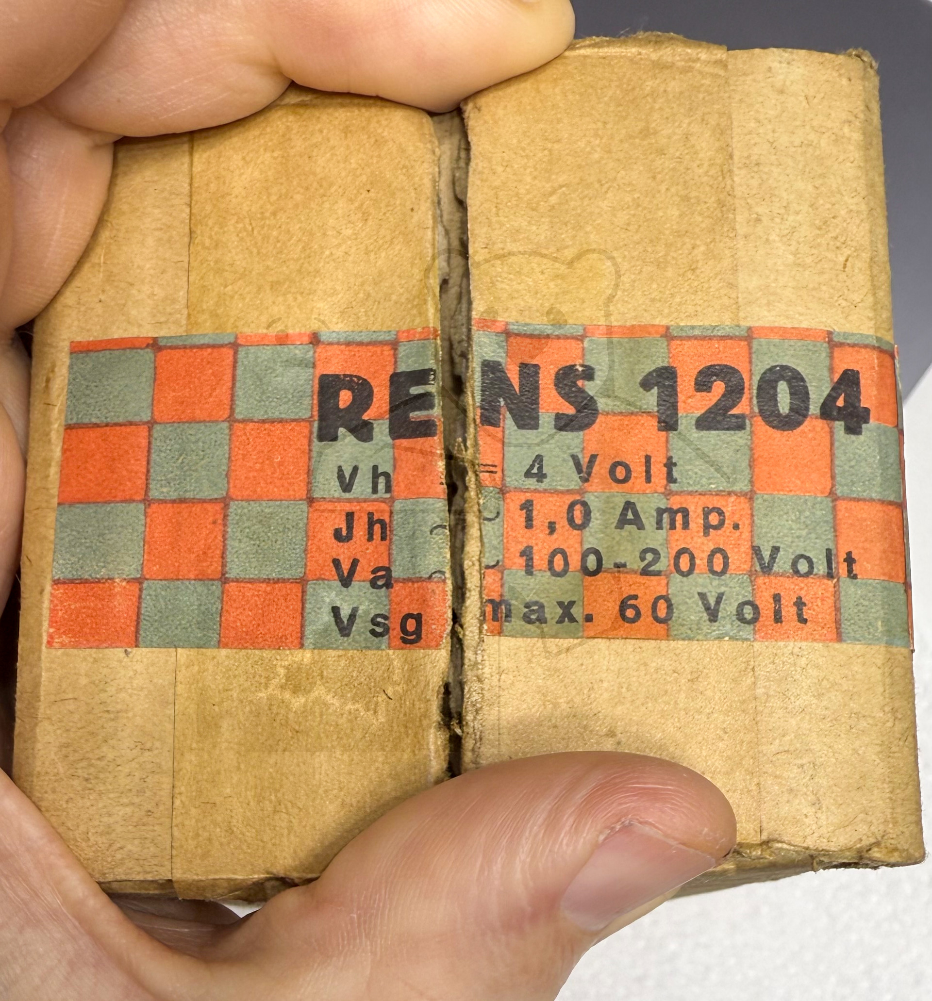 Röhre RENS1204 Alte Variante ohne Metallisierung #8494 Verpackung Bild 4