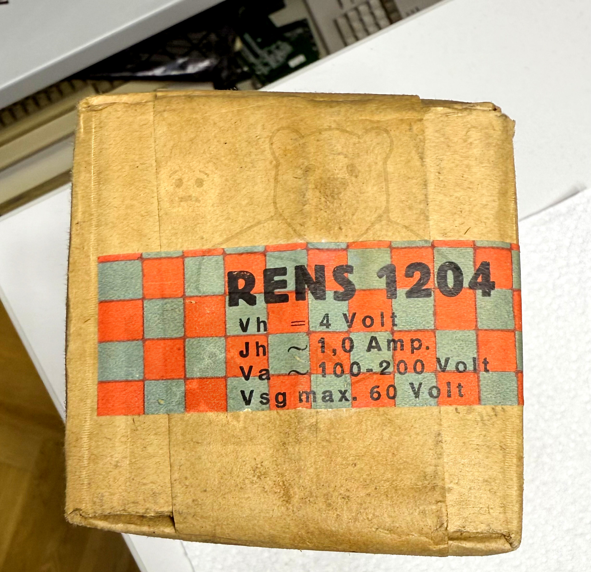 Röhre RENS1204 Alte Variante ohne Metallisierung #8494 Verpackung Bild 5
