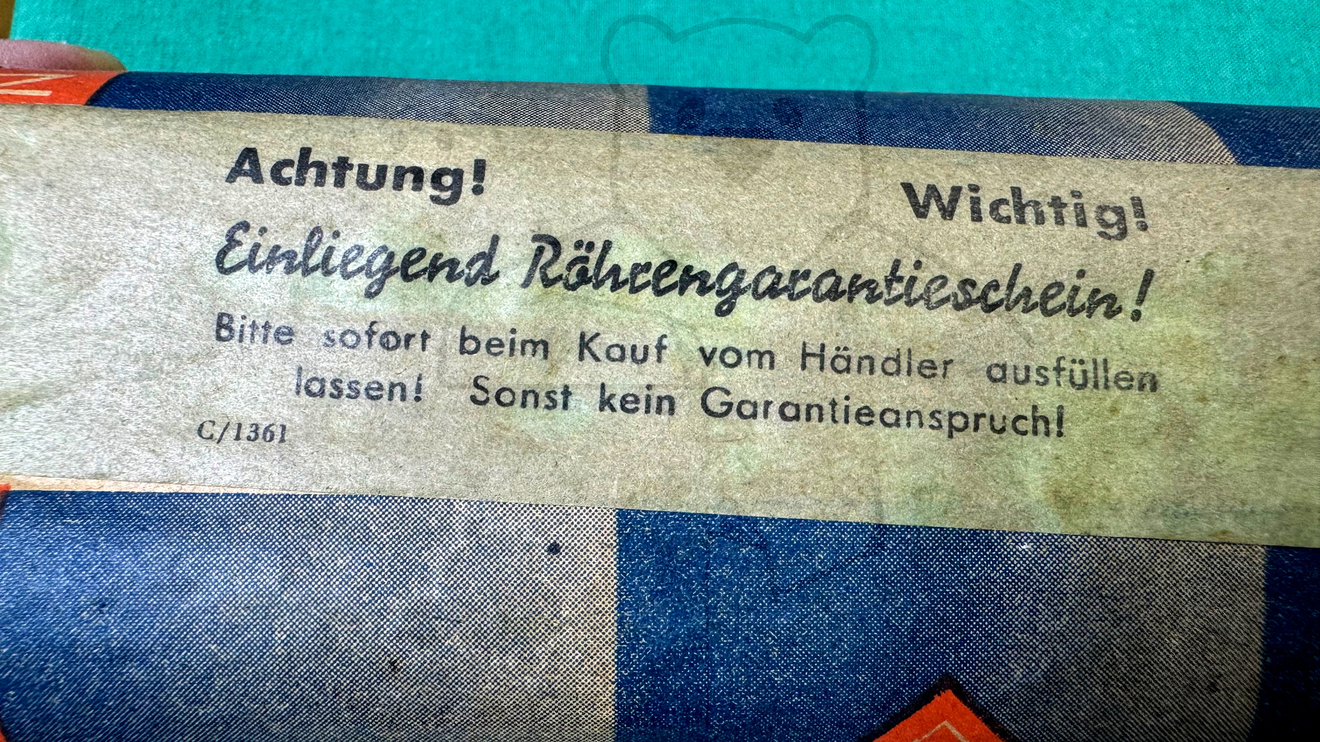 Röhre RES094 #6003 Verpackung Bild 6