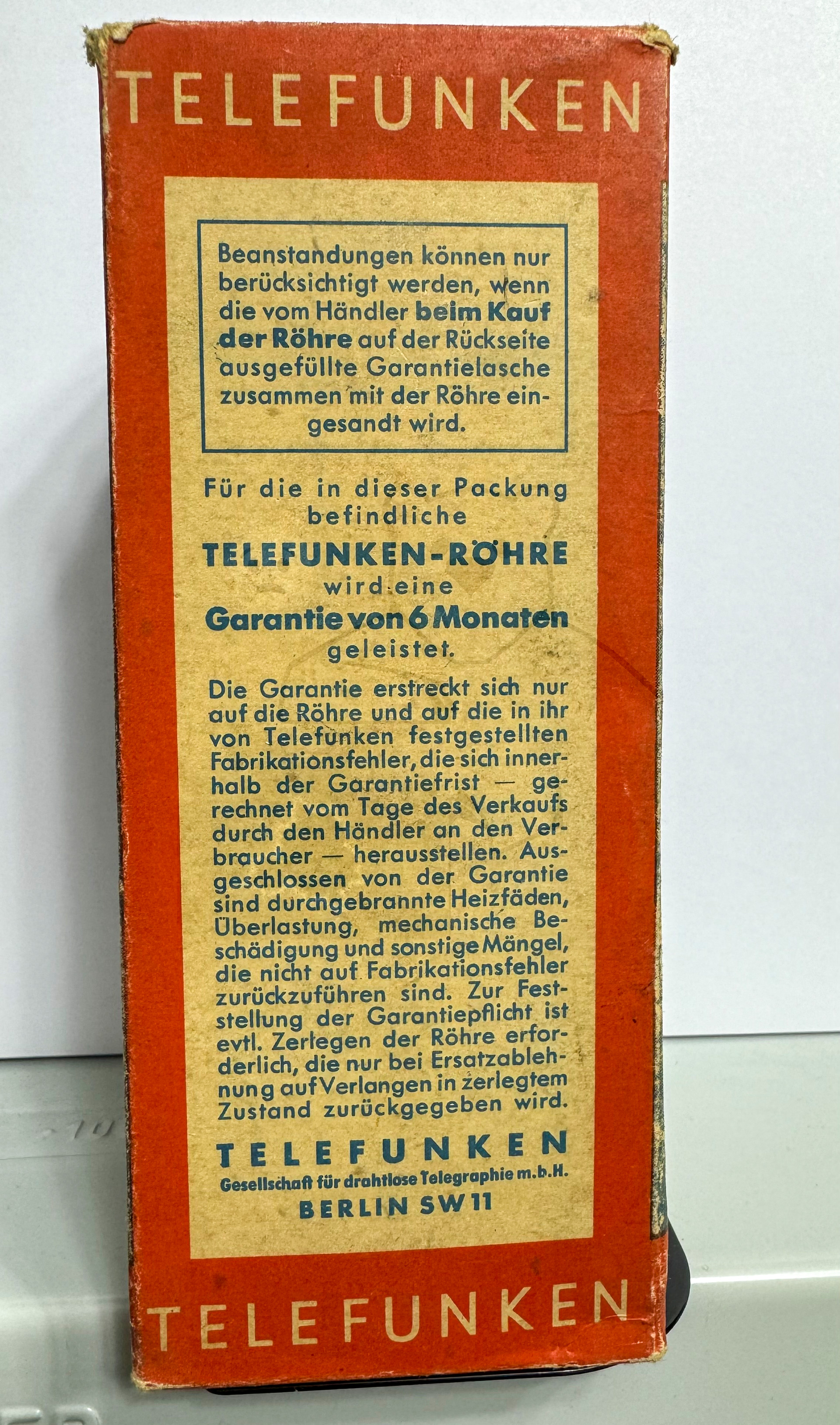 Röhre RES094 #6634 Verpackung Bild 6