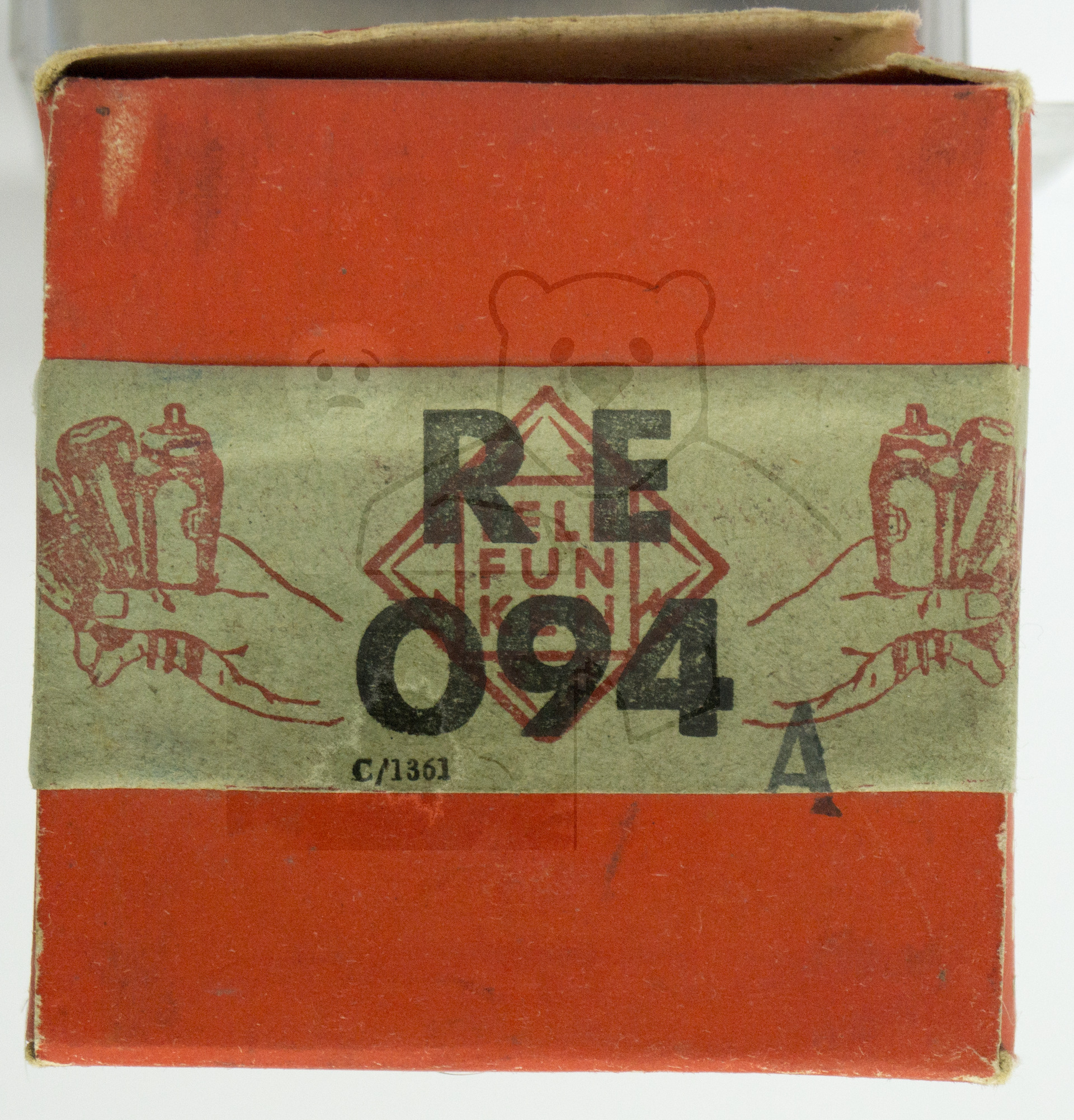 Röhre RES094 mit Fehldruck auf RE094 #8069 Verpackung Bild 2