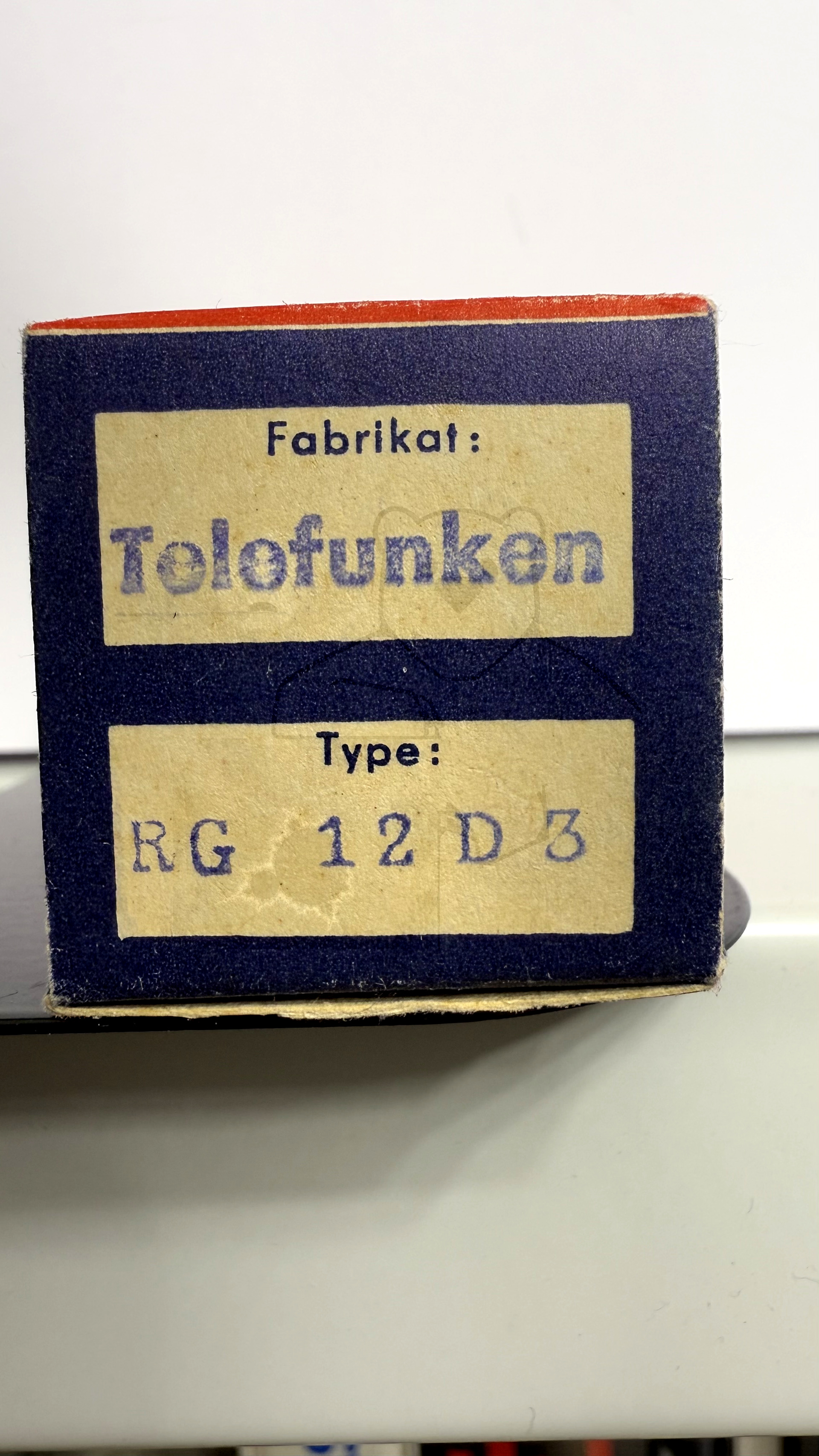 Röhre RG12D3 #7511 Verpackung HÀndler Bild 4