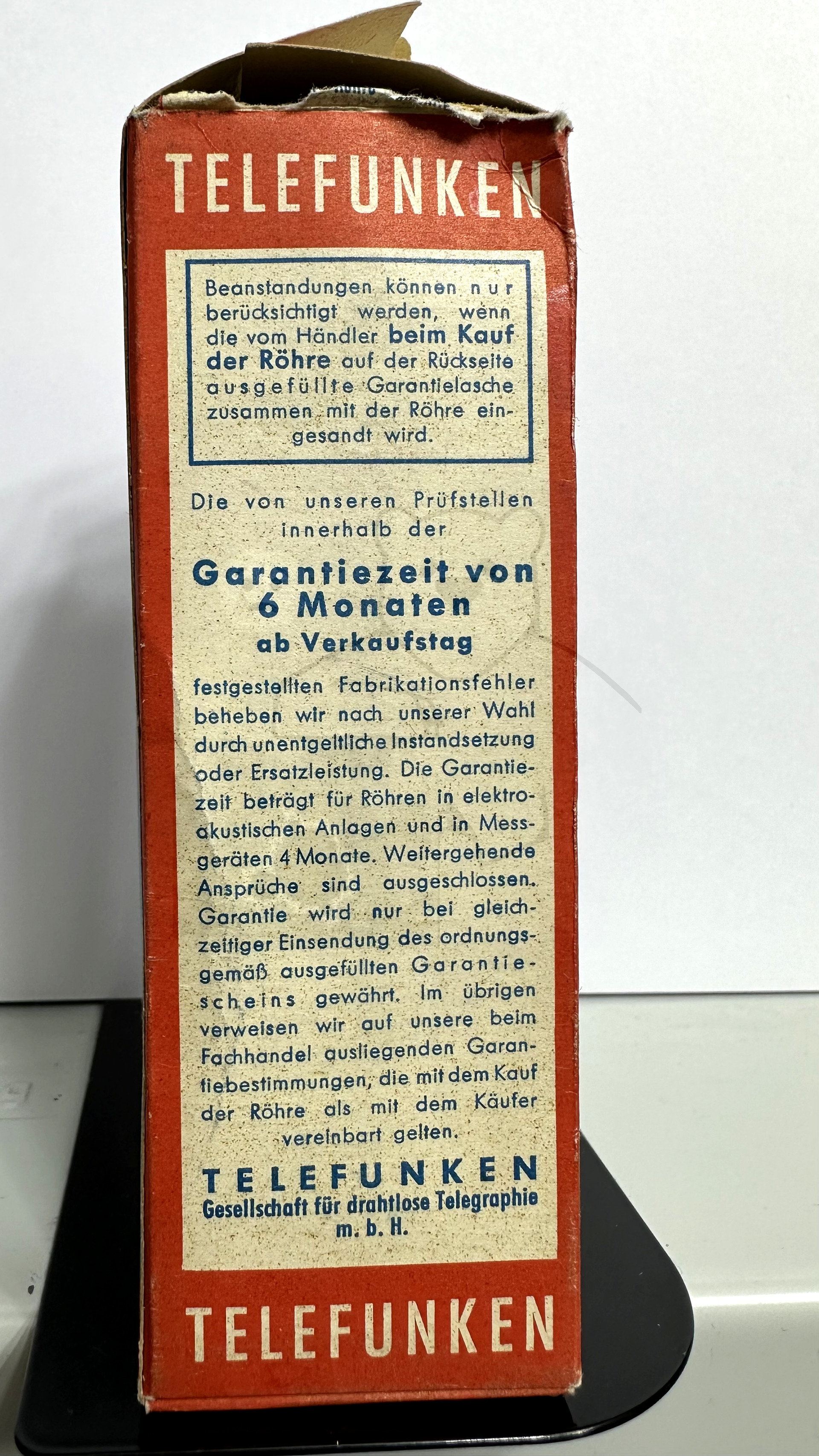 Röhre RGN1064 #3510 Kleine Bauform Verpackung Bild 3