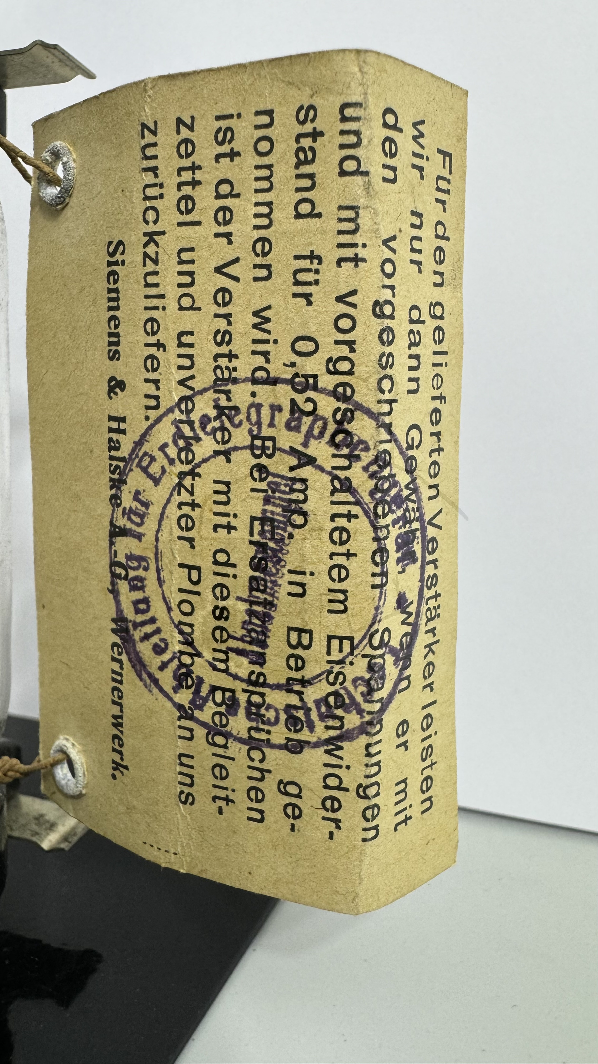 Röhre Typ A (Siemens) #7759 Bild 12