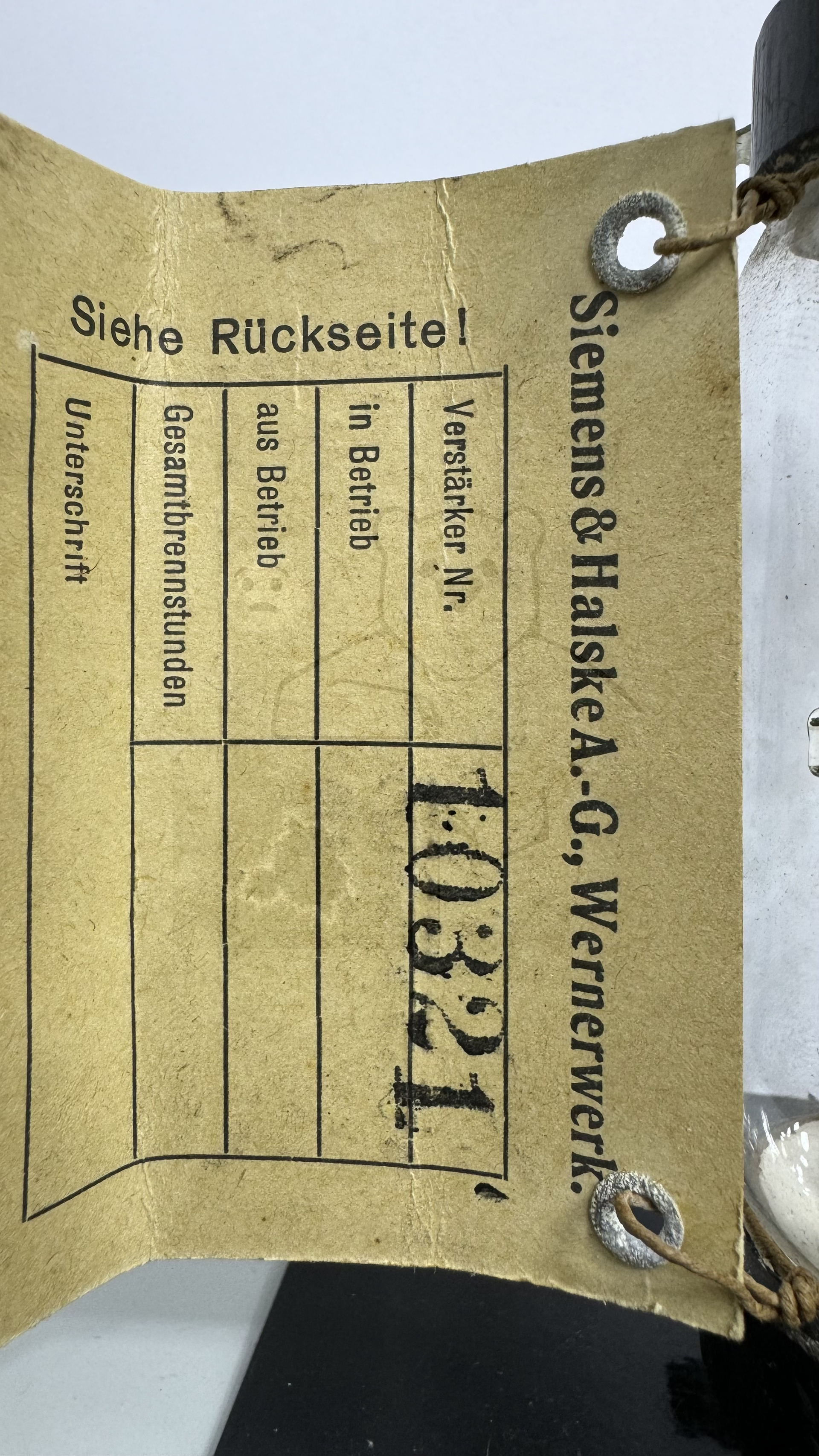 Röhre Typ A (Siemens) #7759 Bild 4