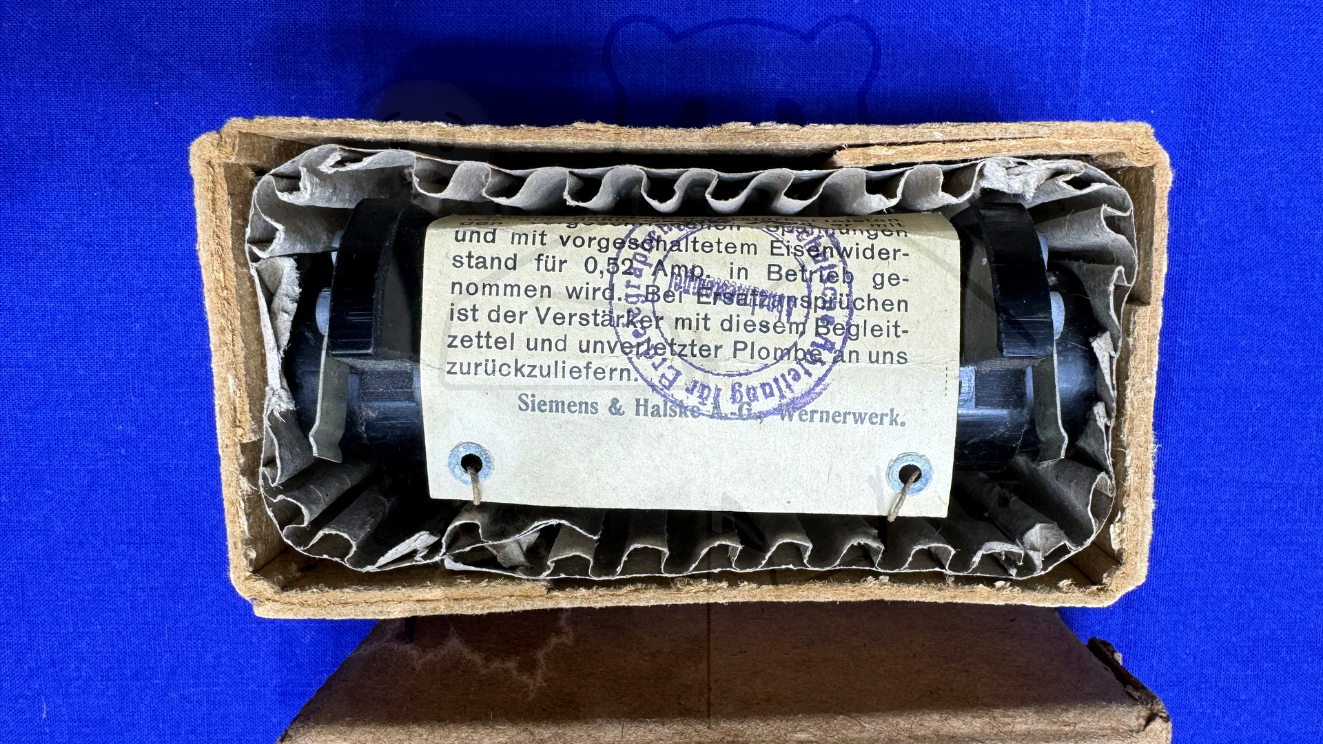 Röhre Typ A (Siemens) #7759 Verpackung Bild 6