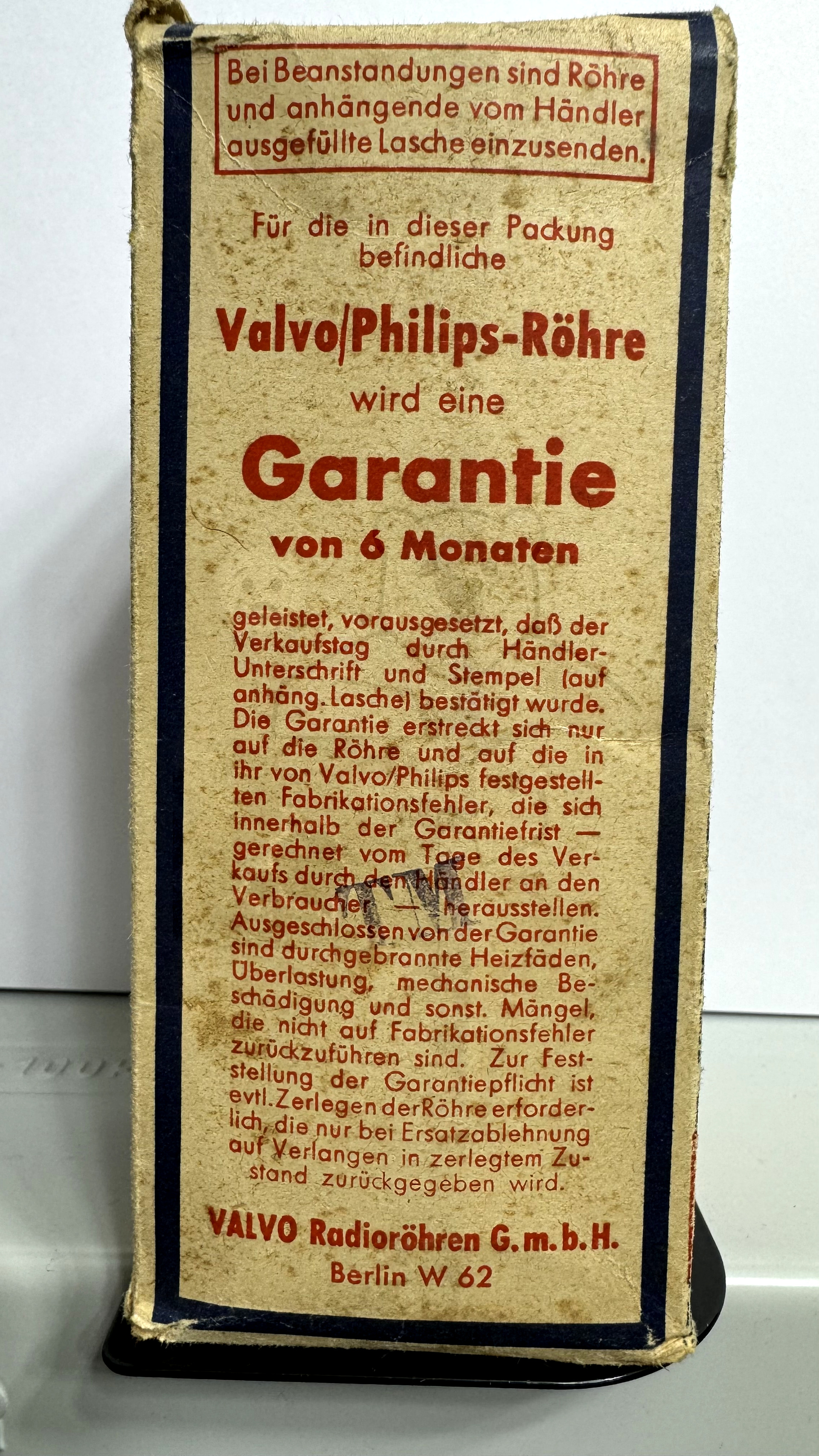 Röhre U409D #3512 Verpackung Bild 3