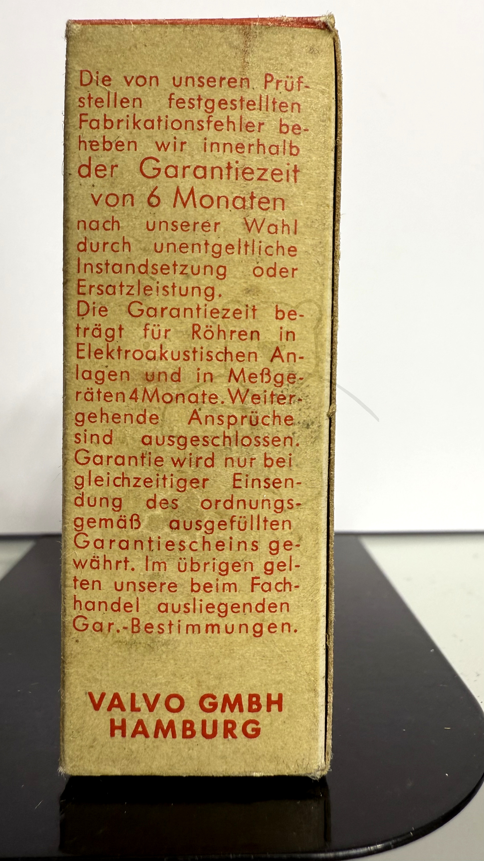 Röhre UBC41 #8205 Verpackung Bild 2