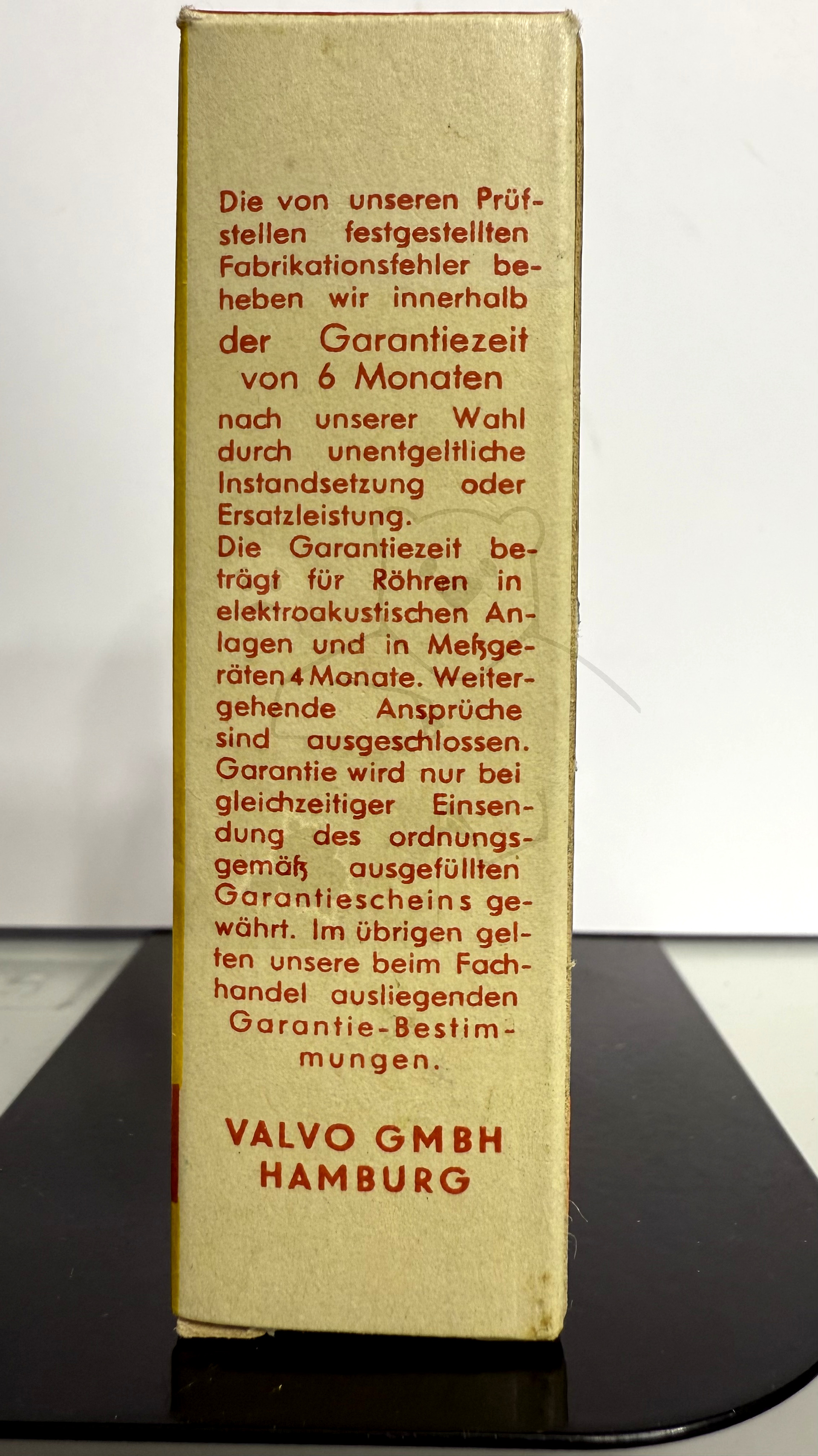 Röhre UL41 #3344 Verpackung Bild 2