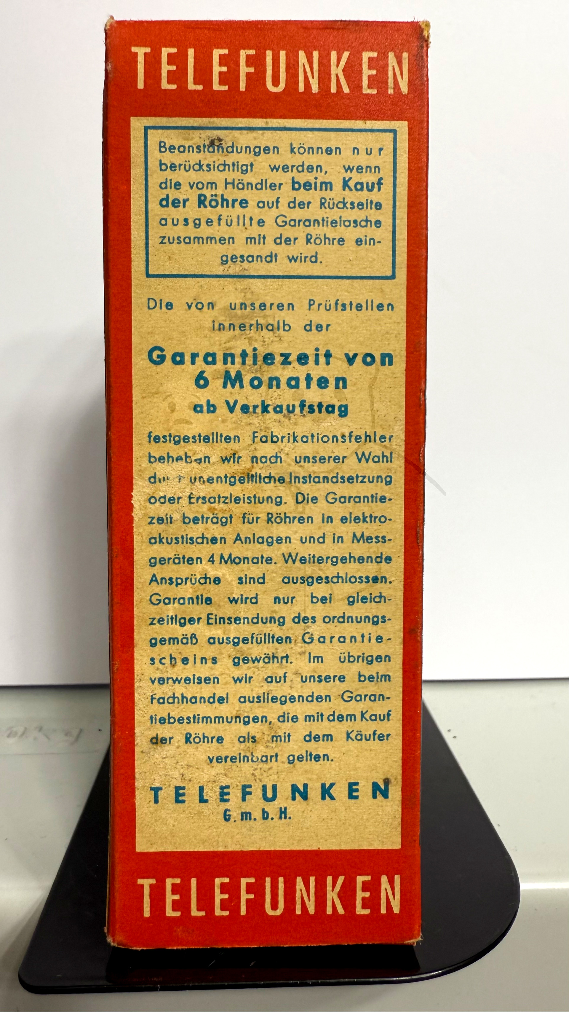 Röhre UM11 #5894 Verpackung Bild 4