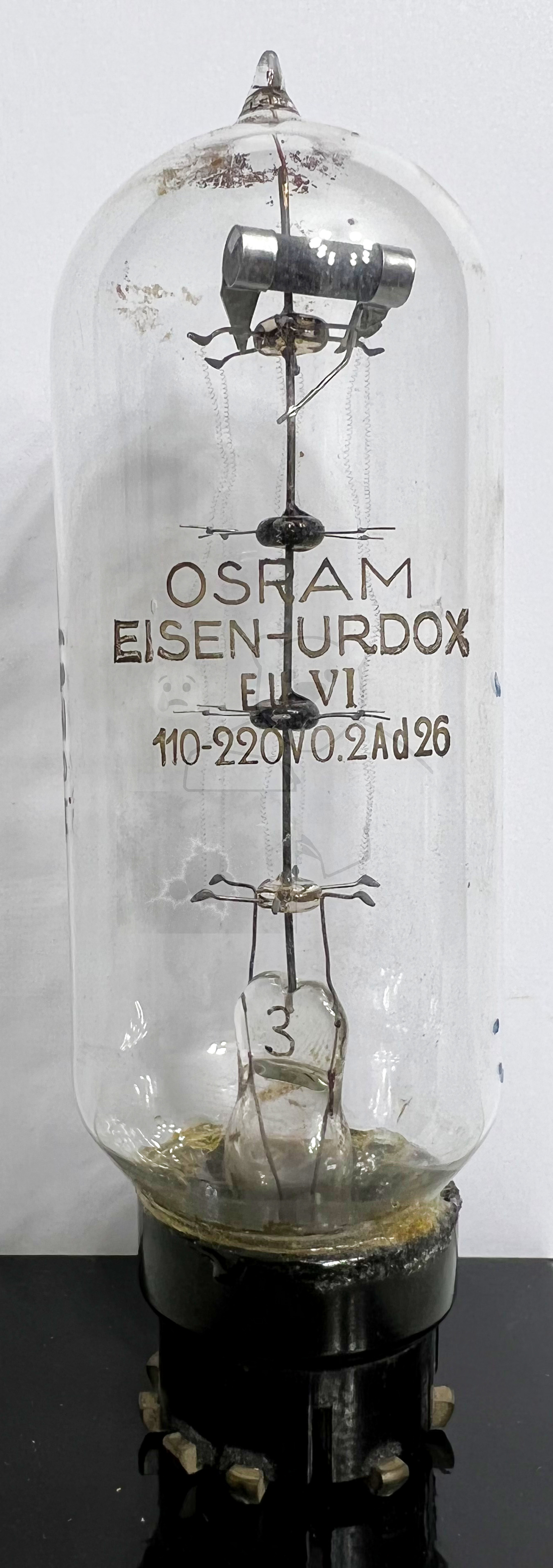 Röhre Urdox und Eisen-Wasserstoff Widerstand EU VI #0285 Bild 2