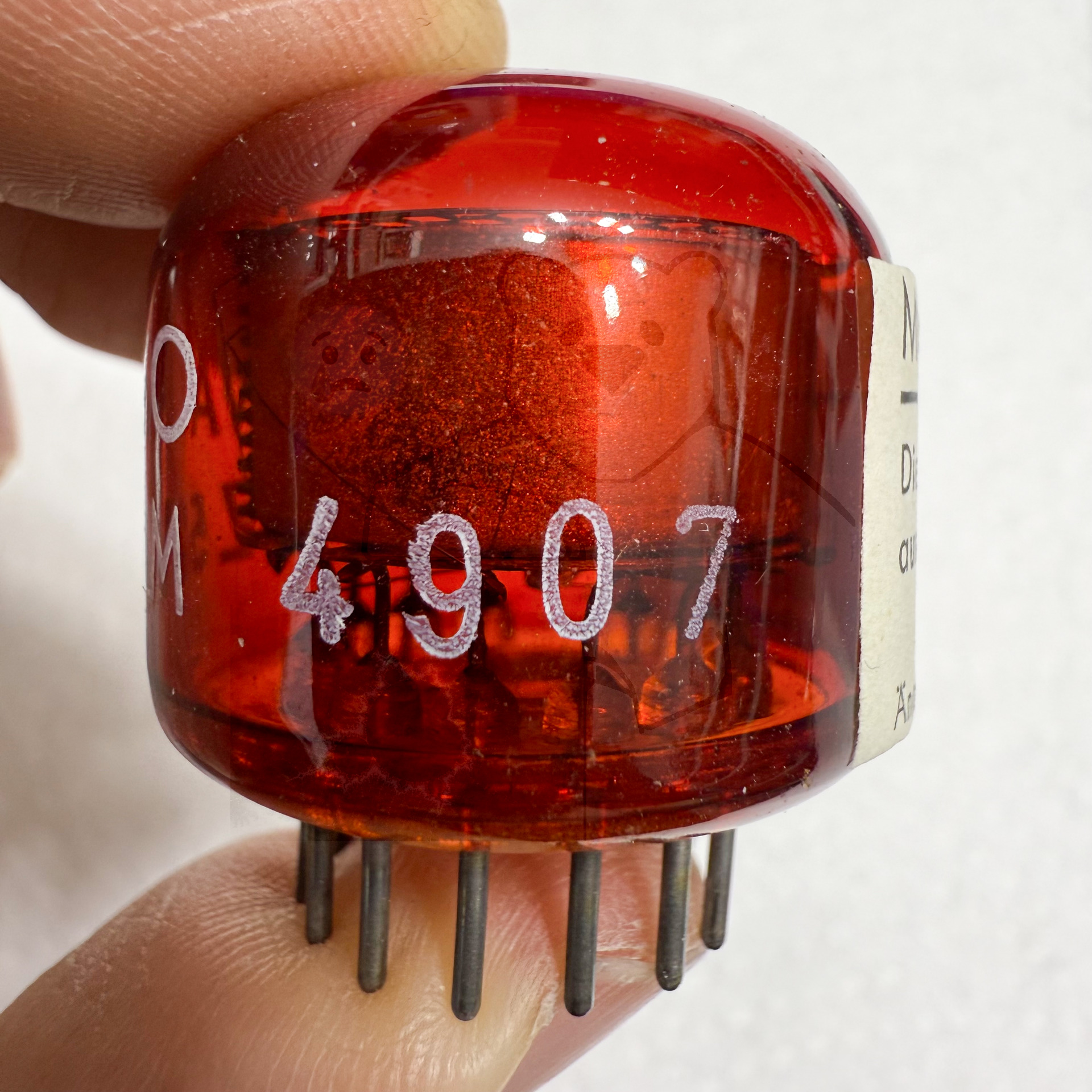 Röhre Z521M #6373 - Musterröhre - Diese Röhre stamt aus der Vorfertigung. Geringfügige Änderungen vorbehalten Bild 5