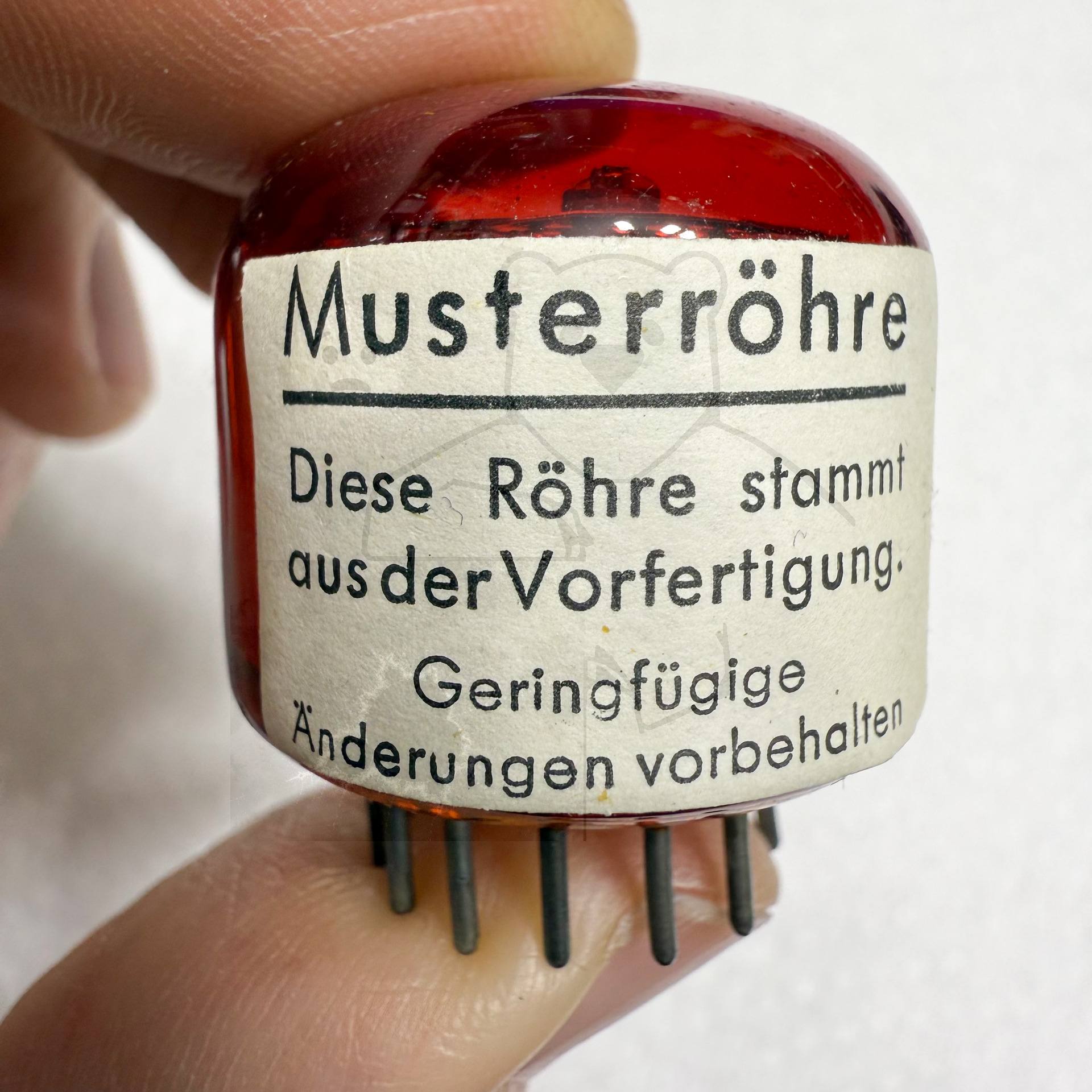 Röhre Z521M #6373 - Musterröhre - Diese Röhre stamt aus der Vorfertigung. Geringfügige Änderungen vorbehalten Bild 6