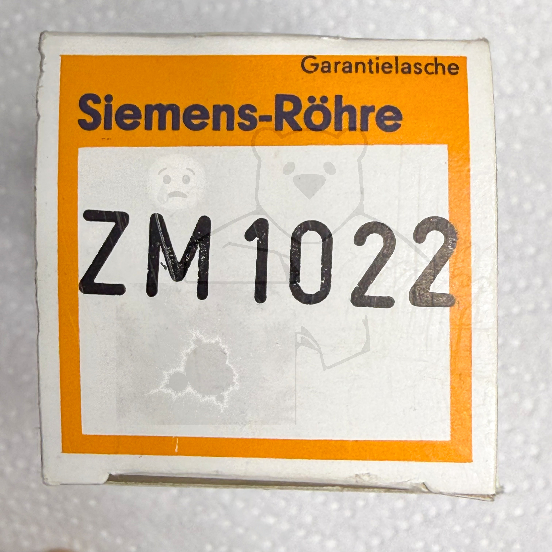 Röhre ZM1022 #3461 Verpackung Bild 3