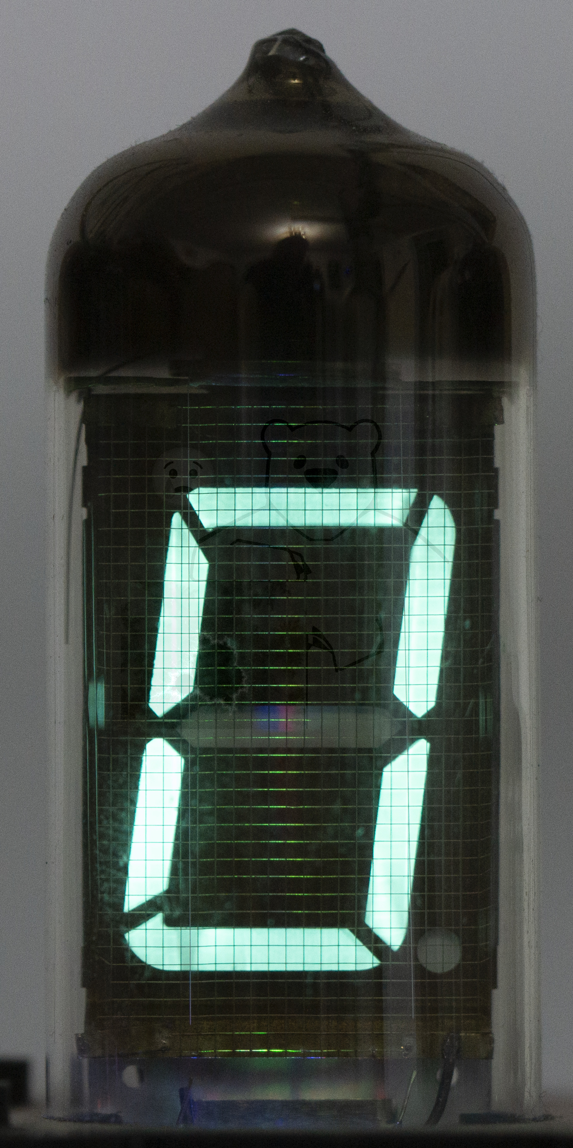 Röhre ИВ-11 IV-11 Ziffer 0