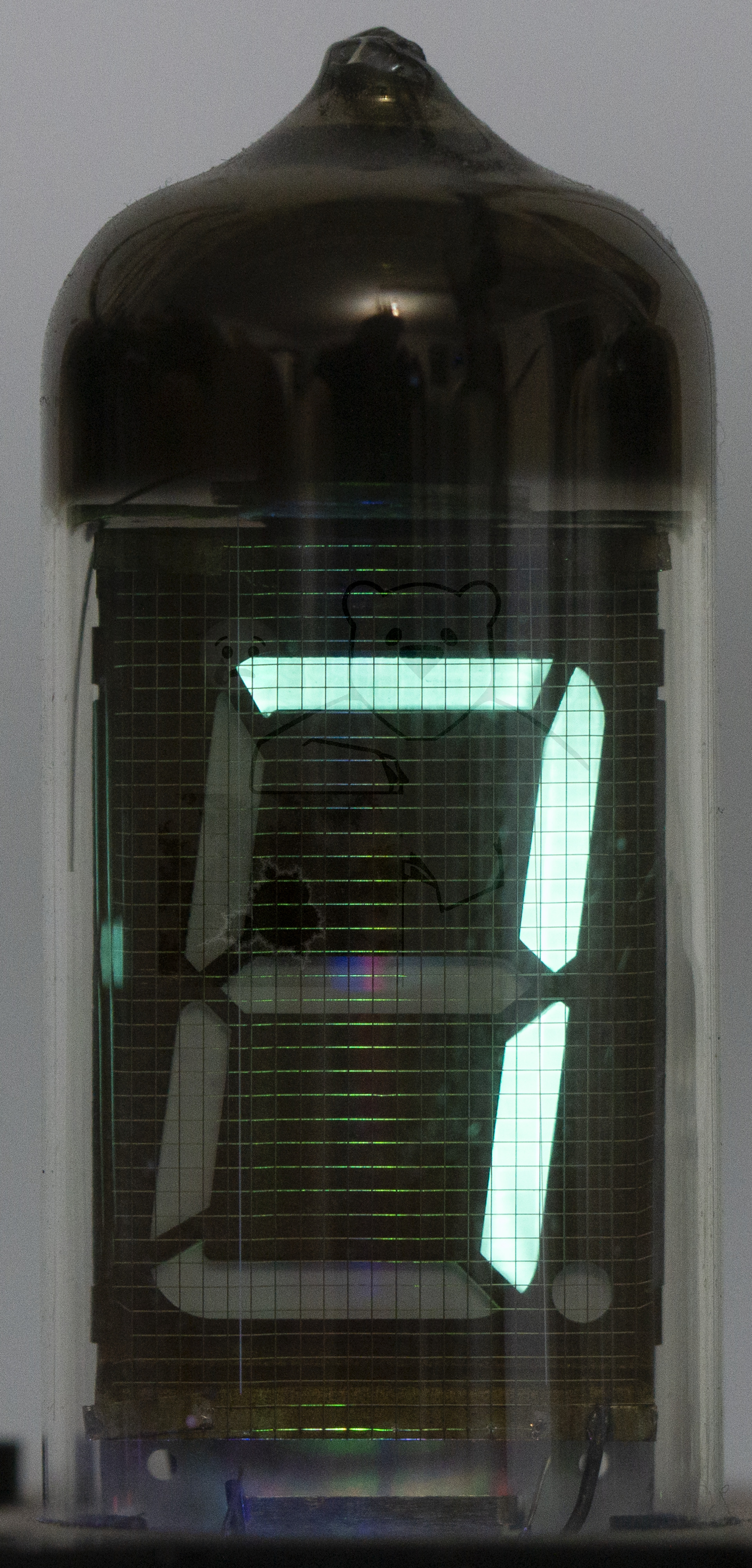 Röhre ИВ-11 IV-11 Ziffer 7