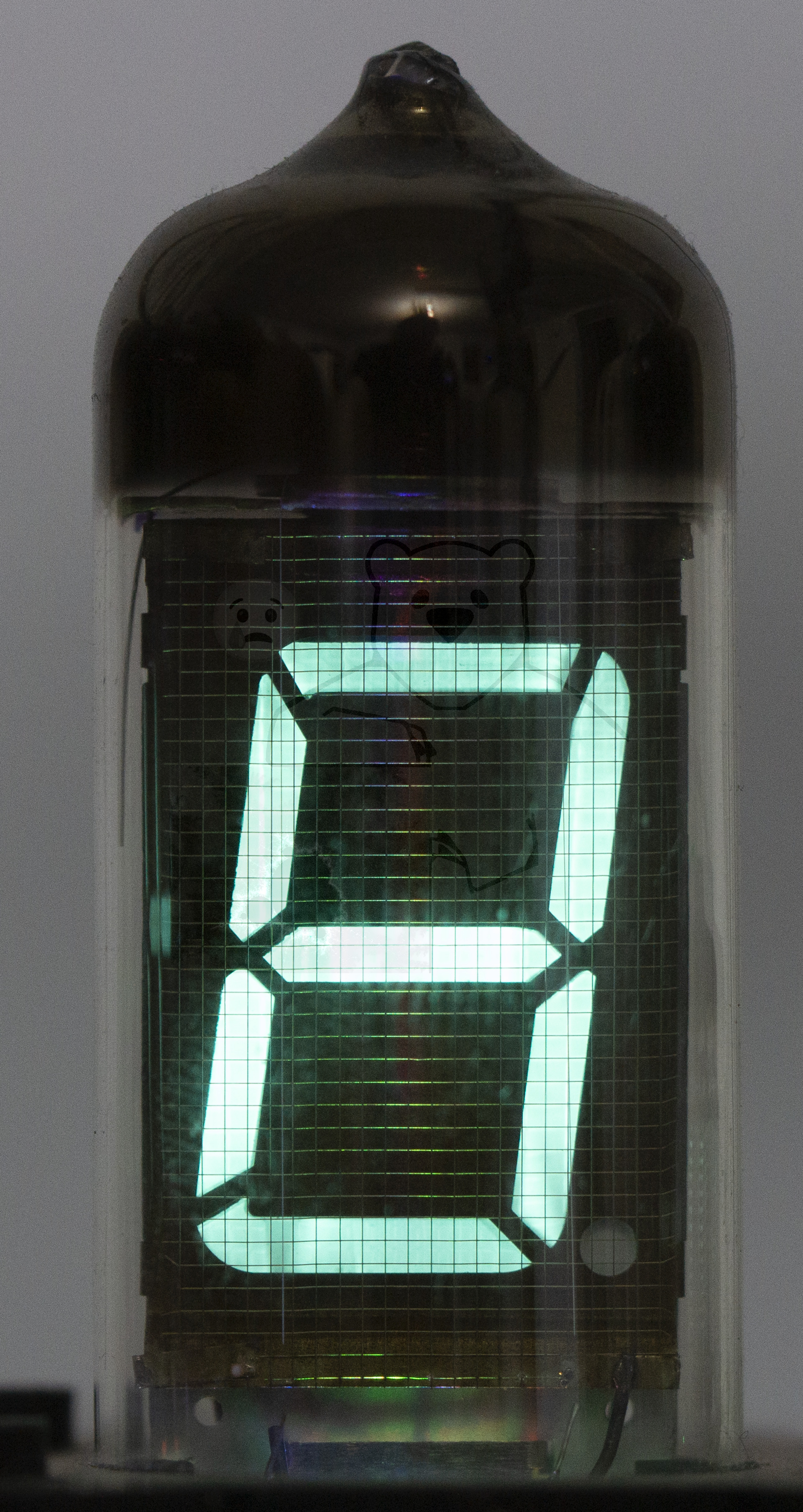 Röhre ИВ-11 IV-11 Ziffer 8