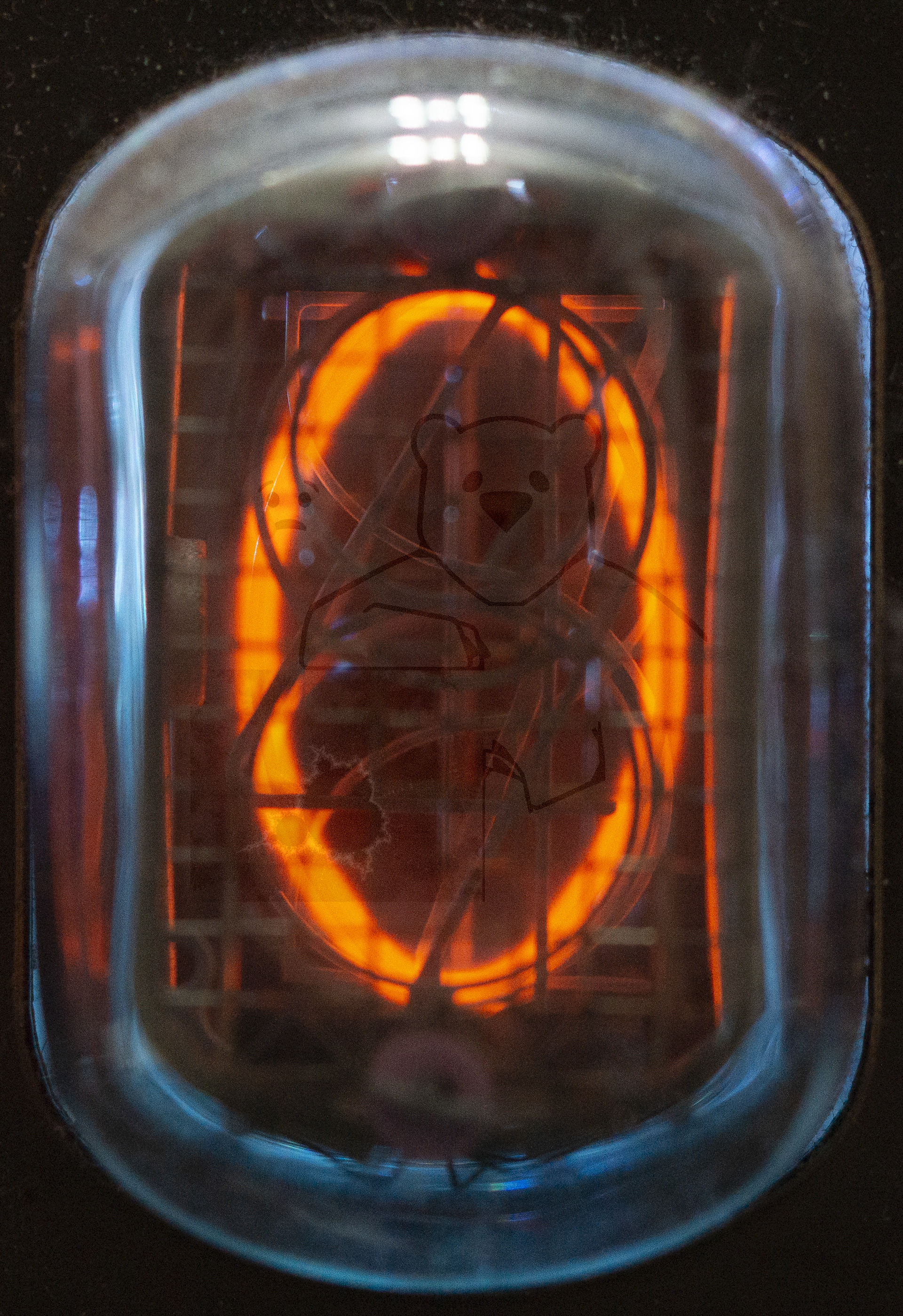 Röhre ИН-12А Ziffer 0