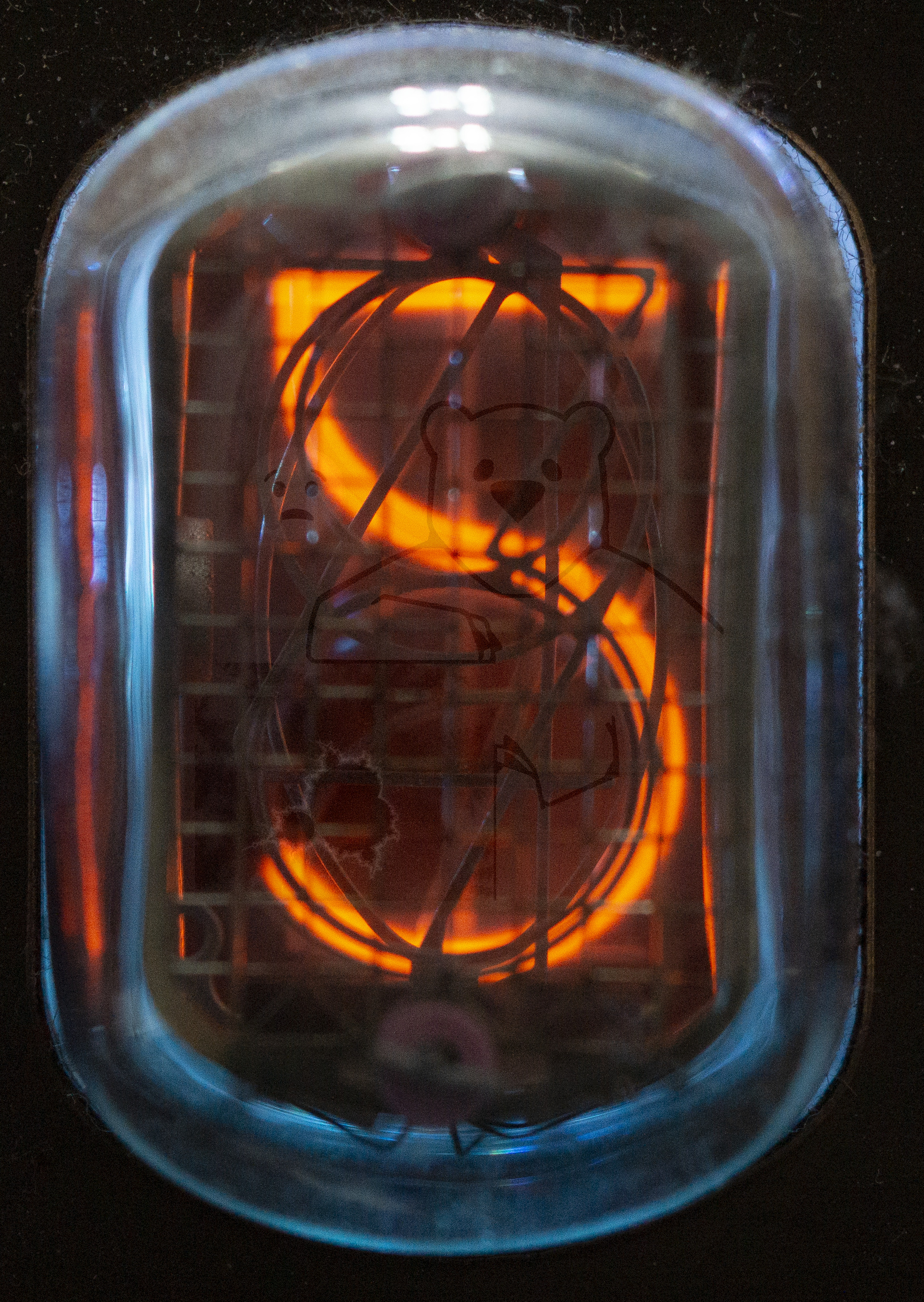 Röhre ИН-12А Ziffer 5