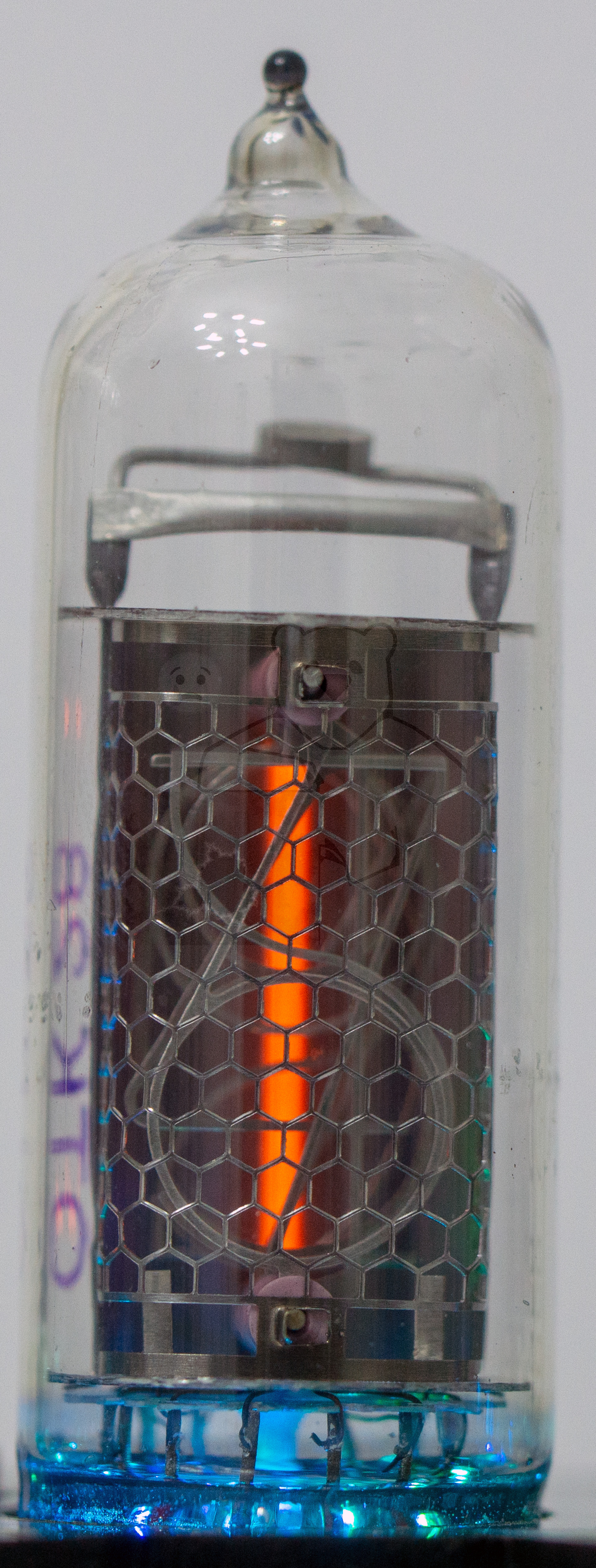 Röhre ИН-14 IN-14 Ziffer 1