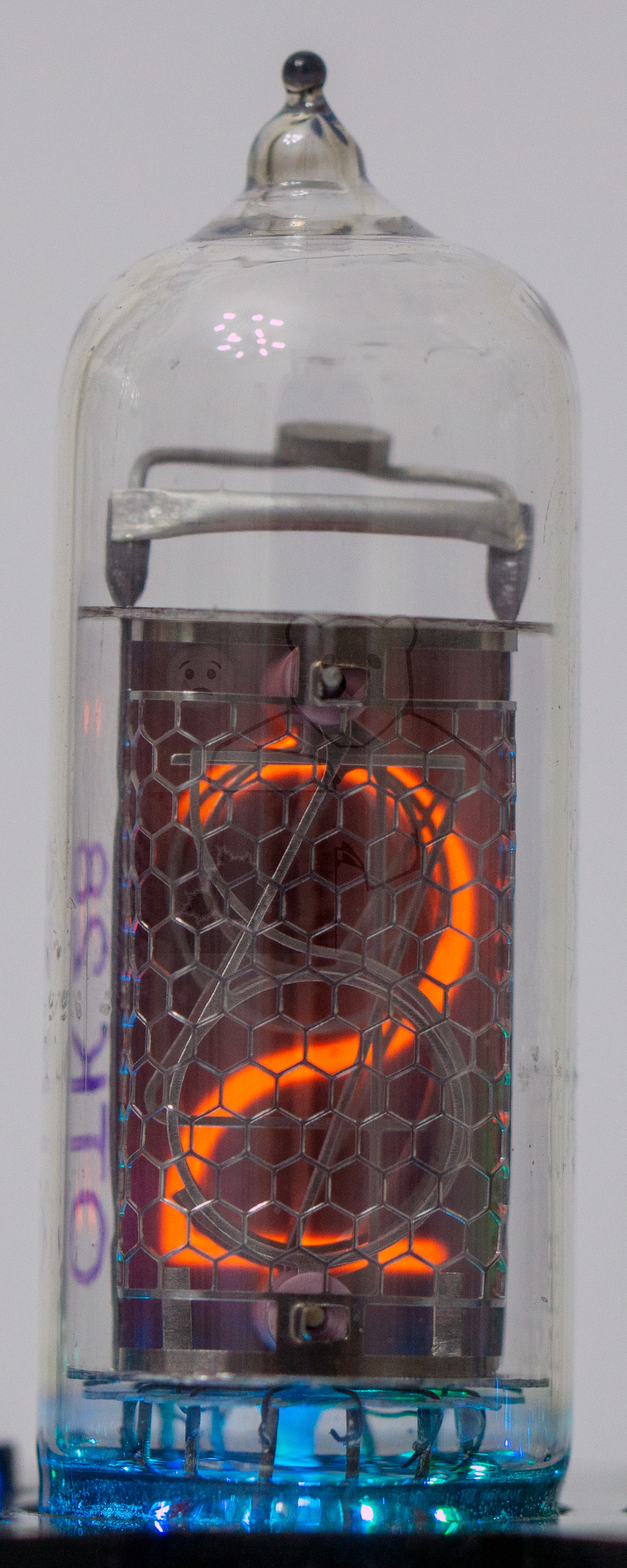 Röhre ИН-14 IN-14 Ziffer 2