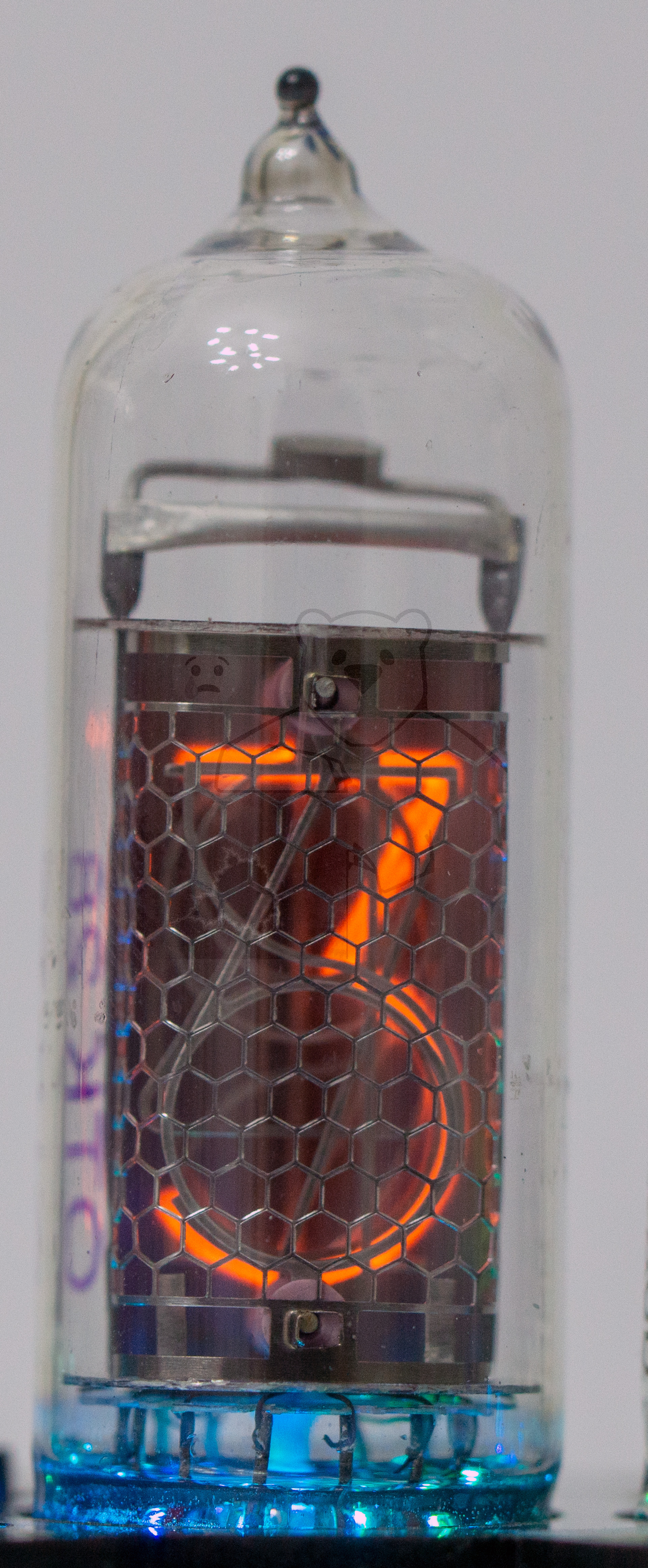 Röhre ИН-14 IN-14 Ziffer 3