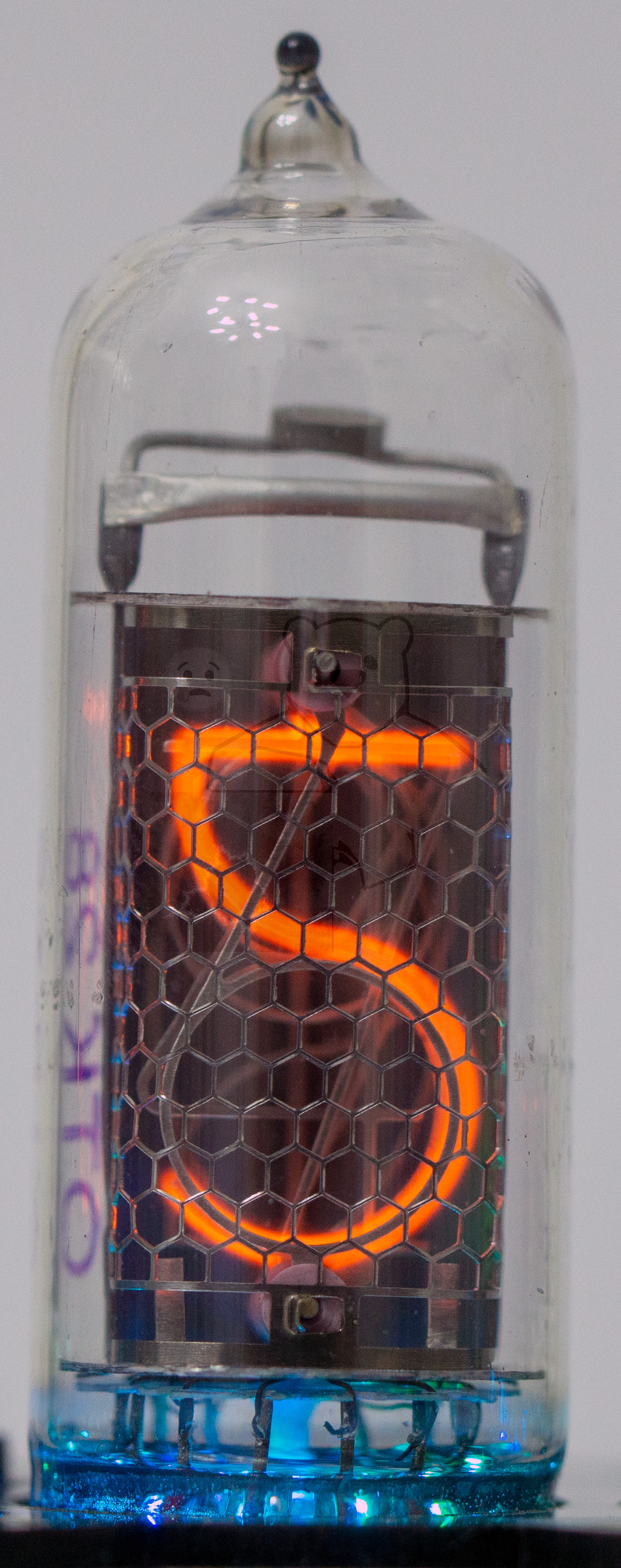 Röhre ИН-14 IN-14 Ziffer 5