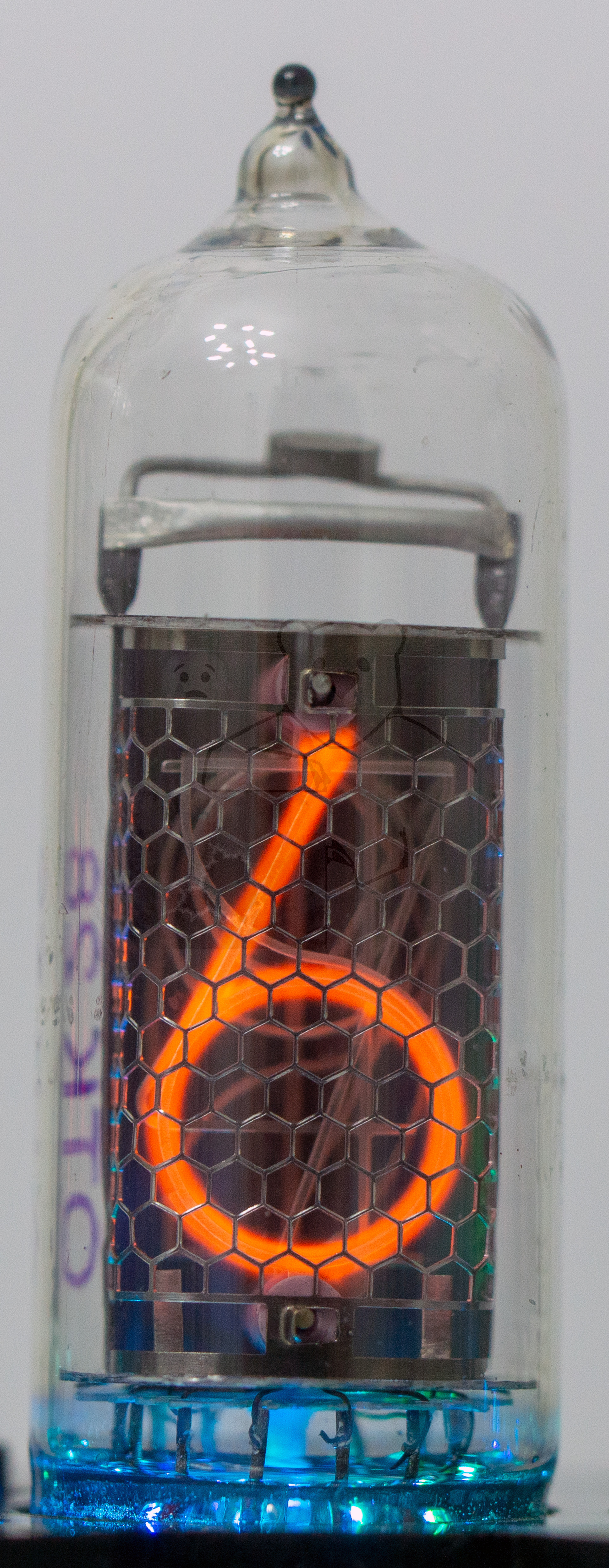 Röhre ИН-14 IN-14 Ziffer 6