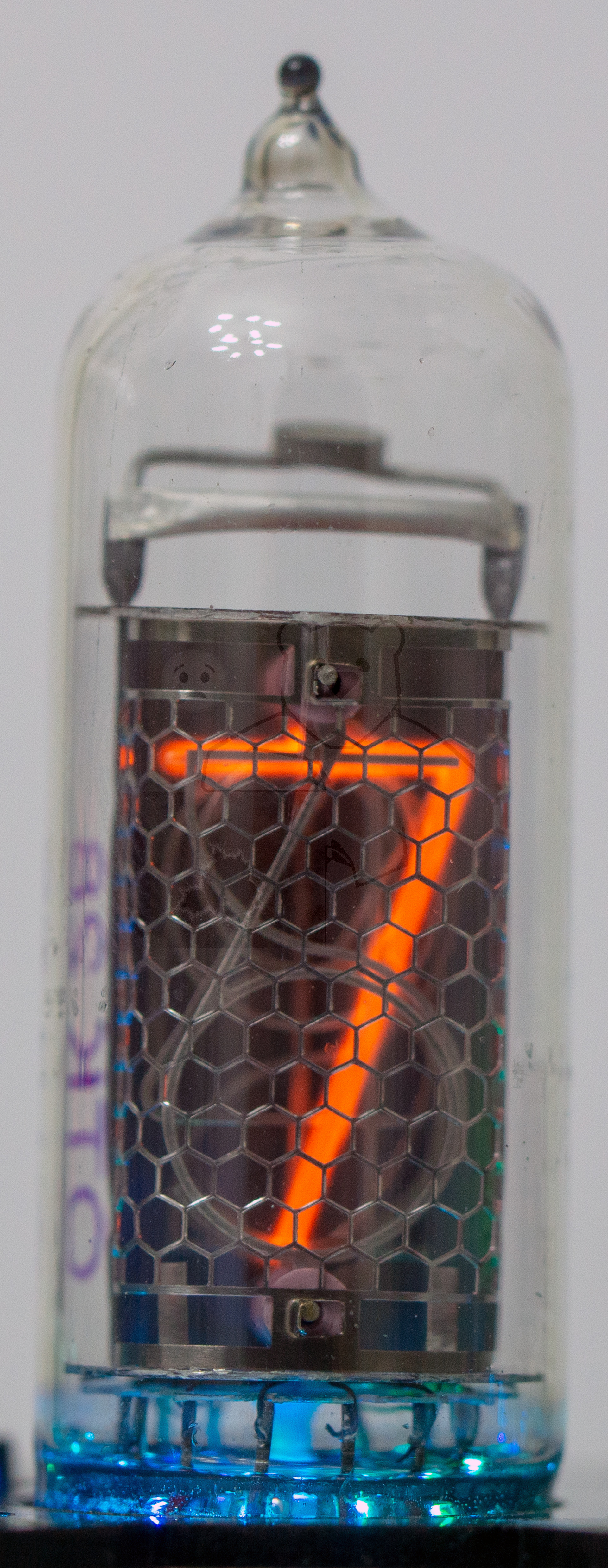 Röhre ИН-14 IN-14 Ziffer 7