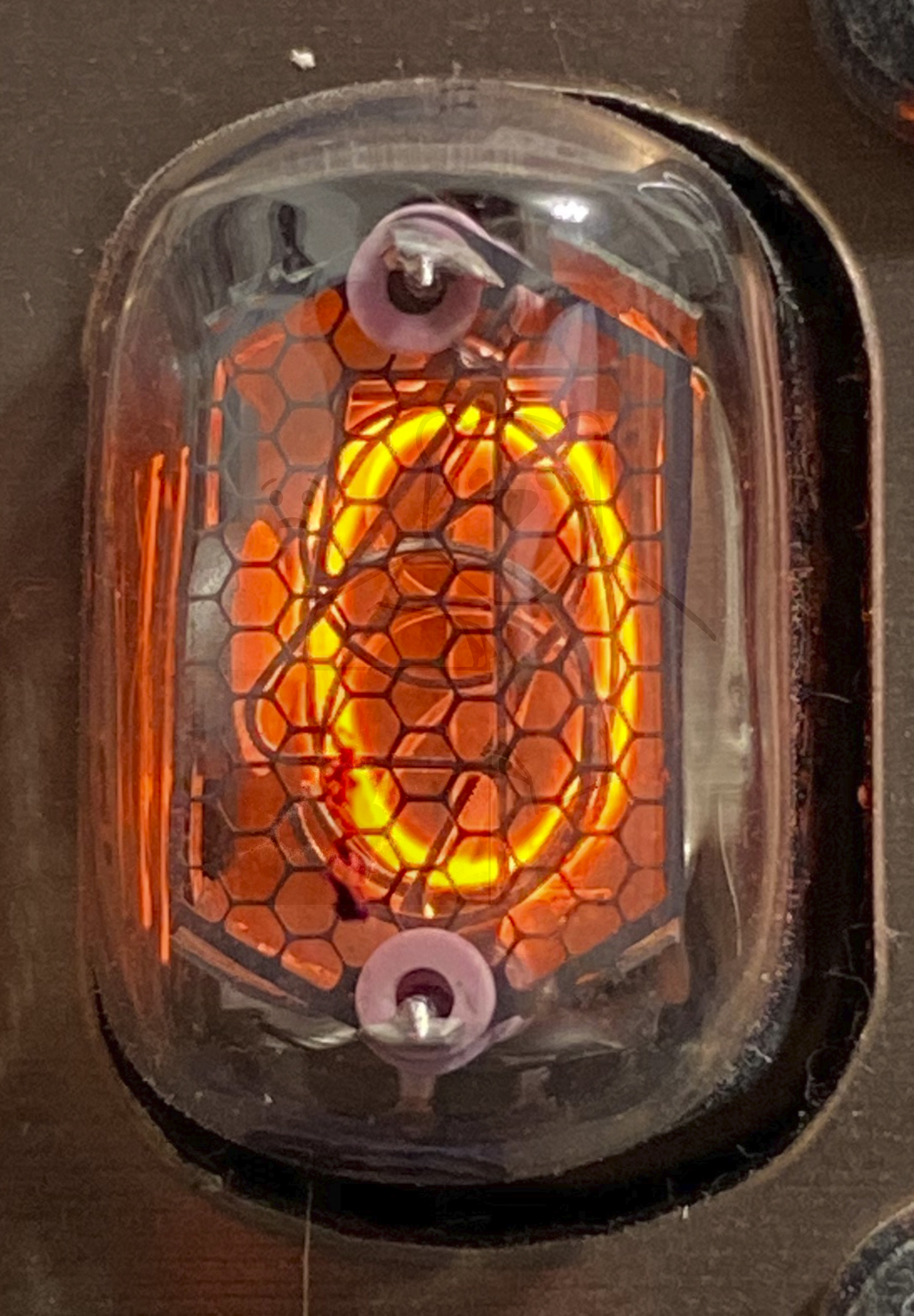 Röhre ИН-17 Ziffer 0