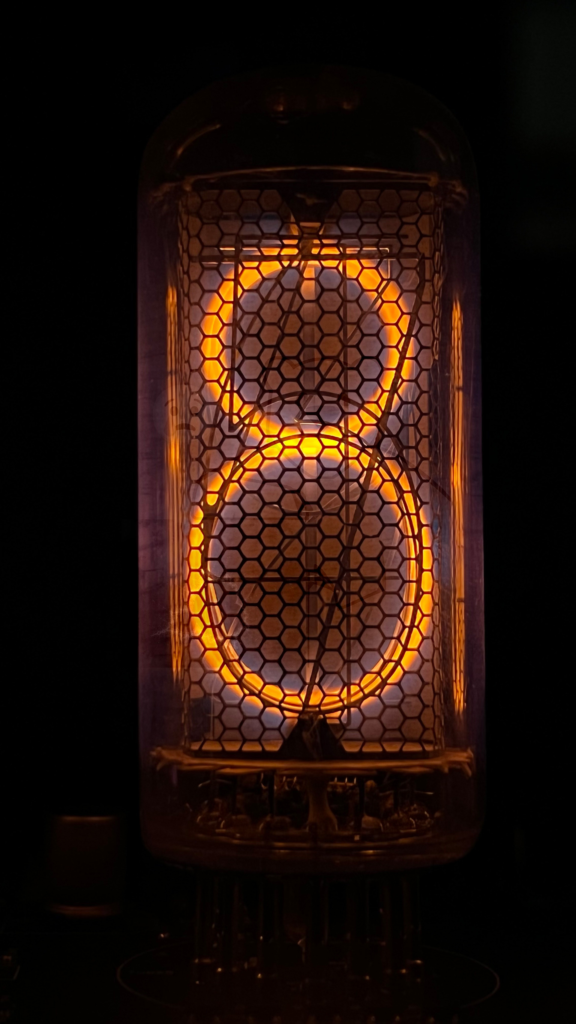 Röhre ИН-18 IN-18 Ziffer 8