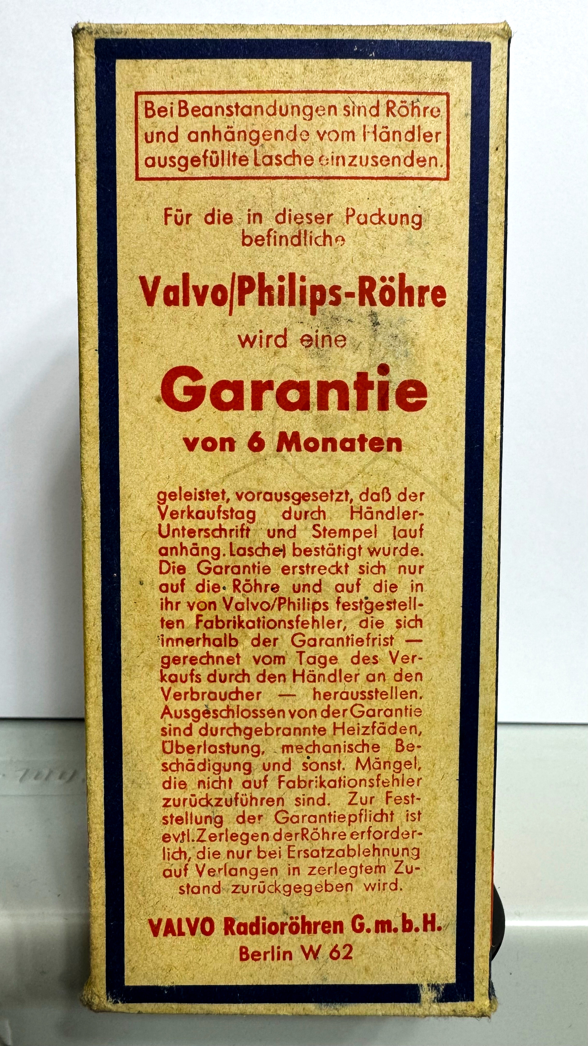 Röhre AC2 #6751 Verpackung Bild 3
