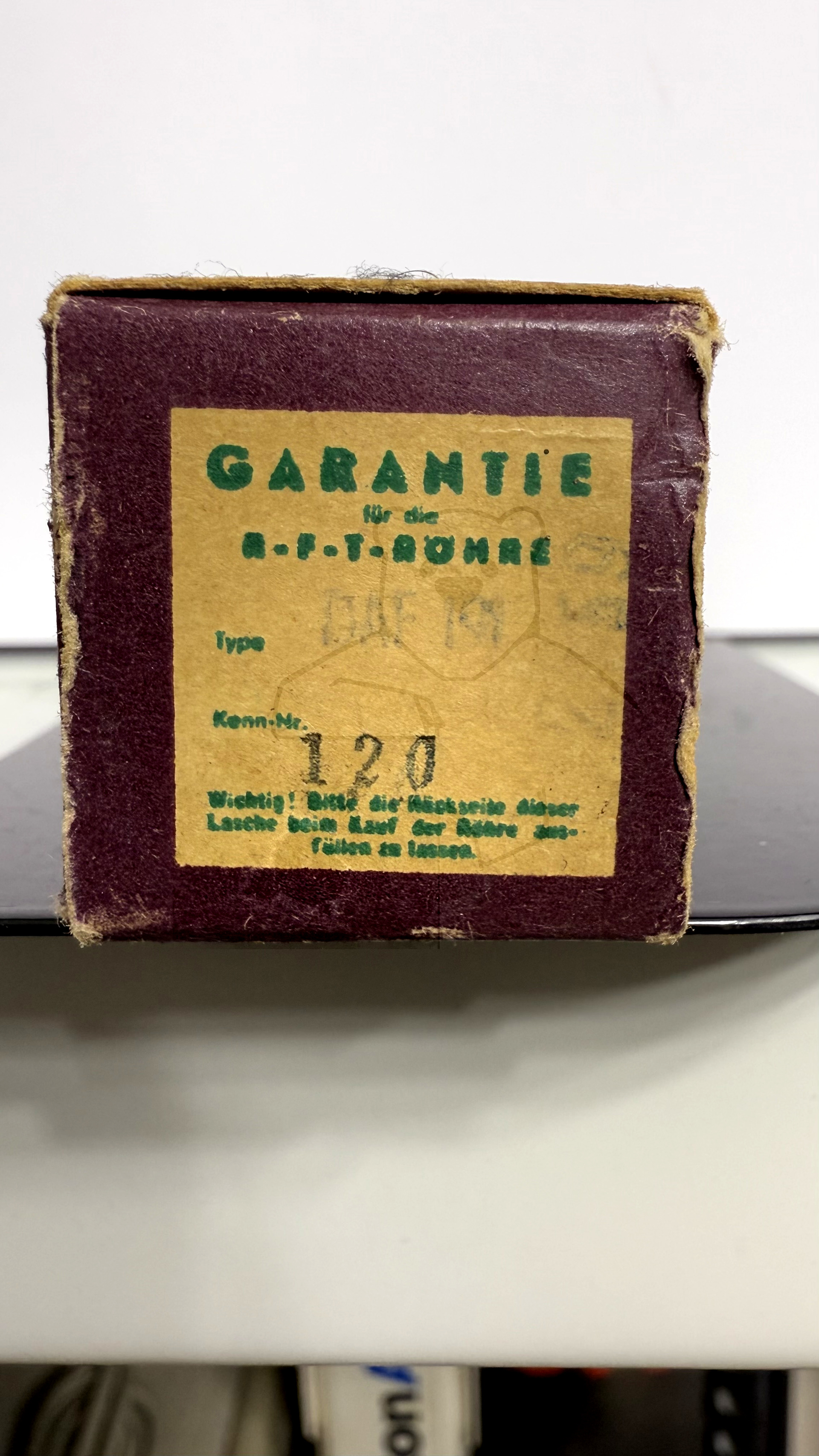 Röhre DAF191 #6678 Verpackung Bild 5