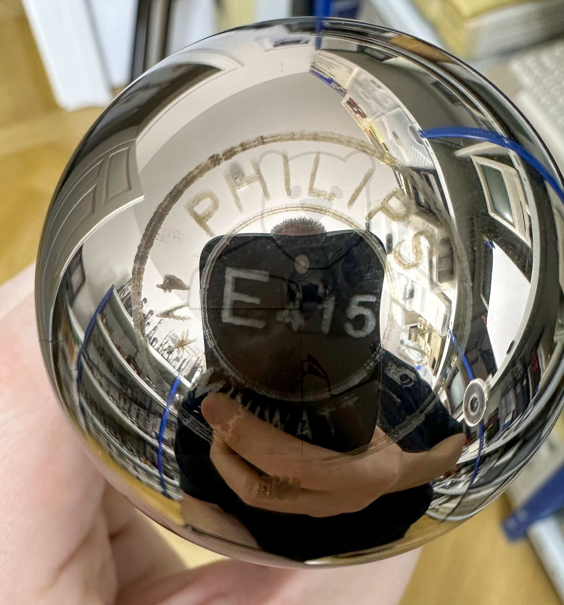 Röhre E415 (Europa, 4pol und Seitenanschluss) #4561 Bild 4